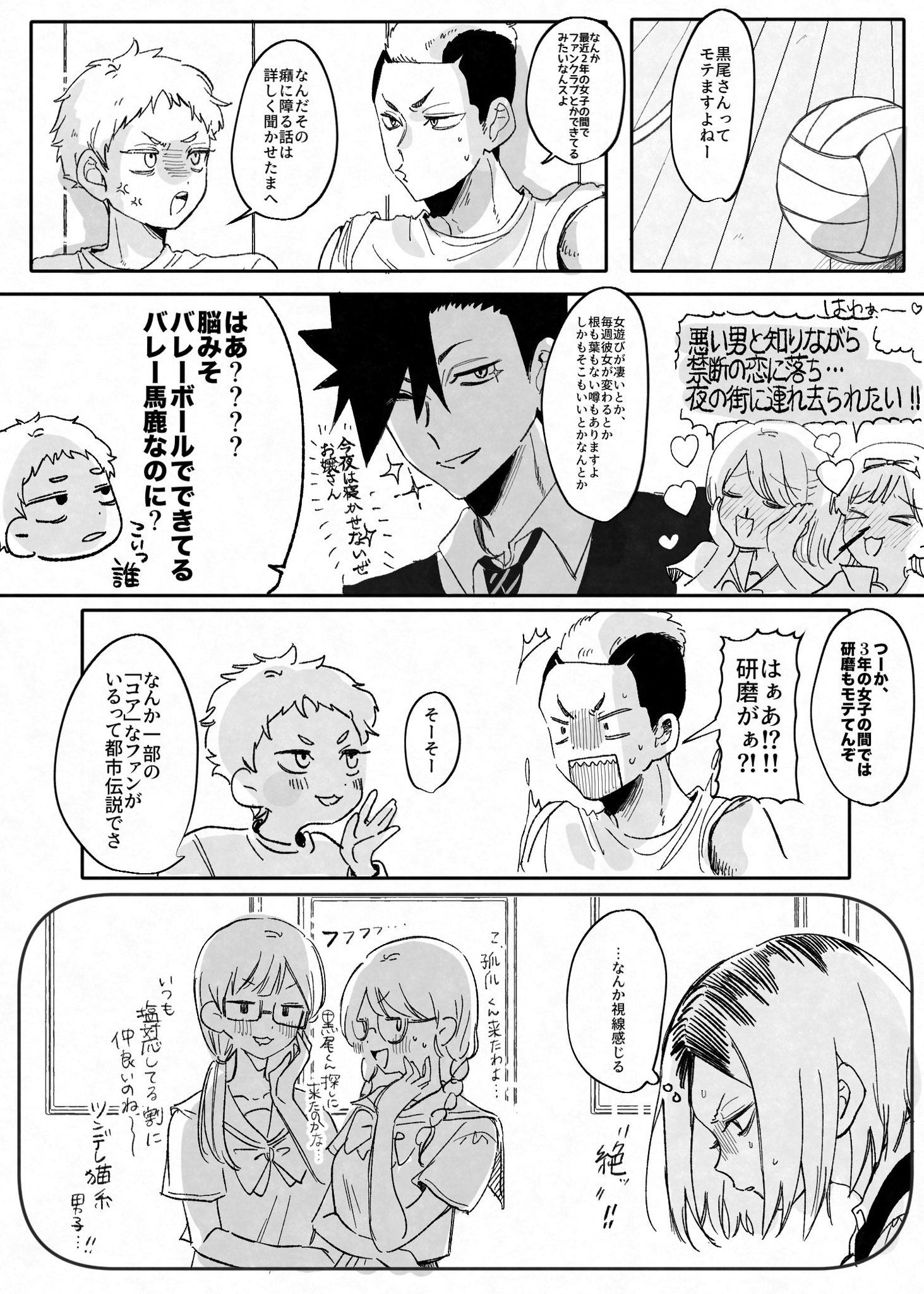 音駒わちゃちゃ头像同人高清图