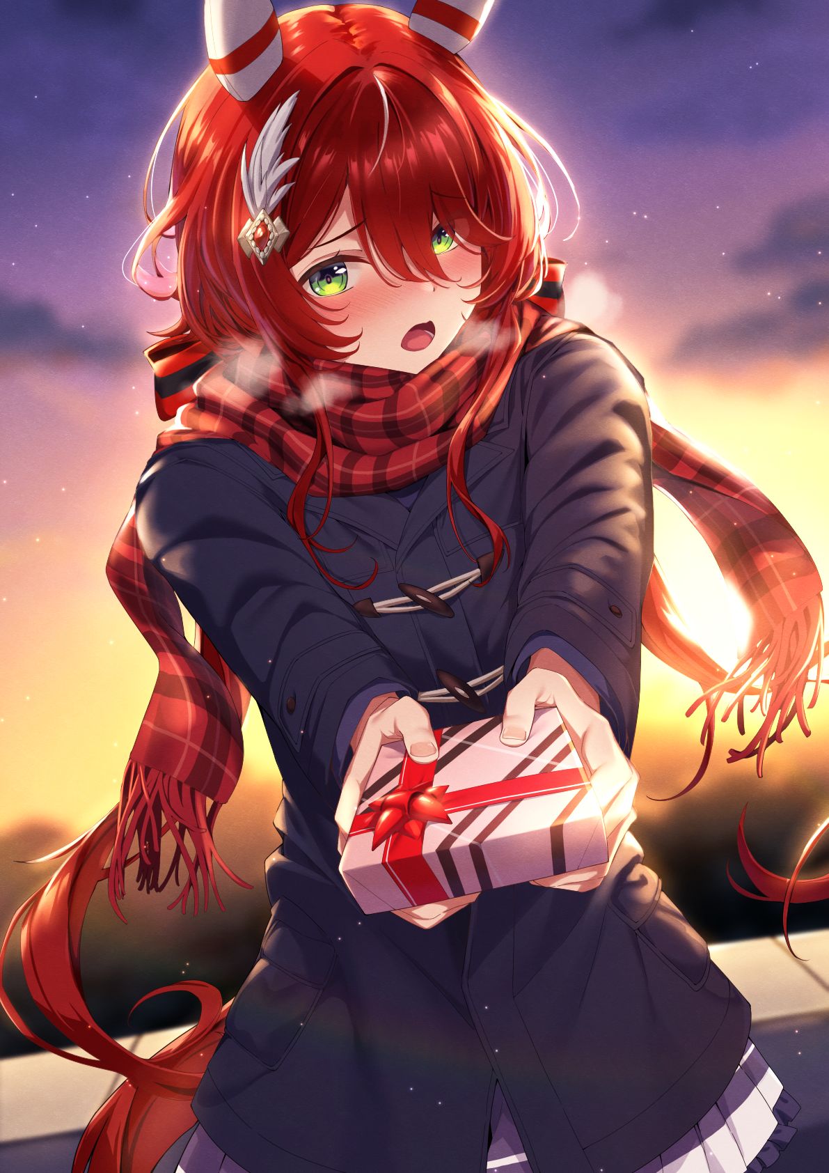 ハ、ハッピーバレンタインっス！