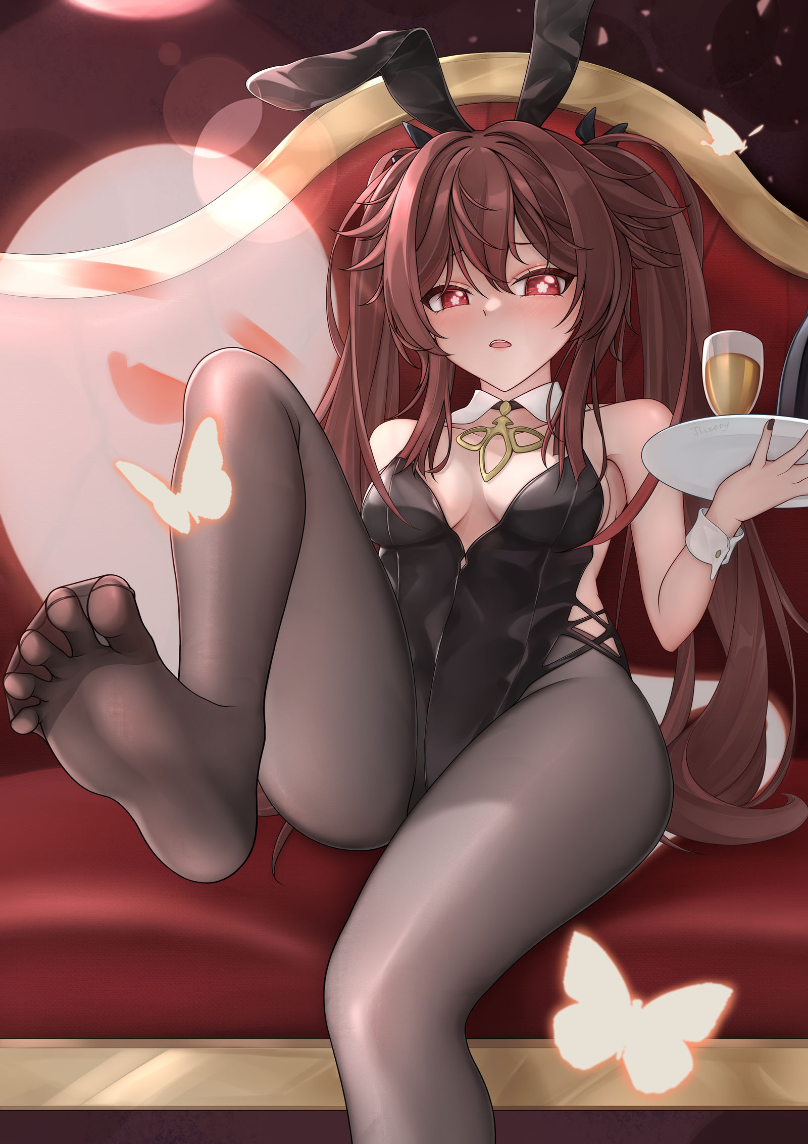 兔女郎胡桃头像同人高清图