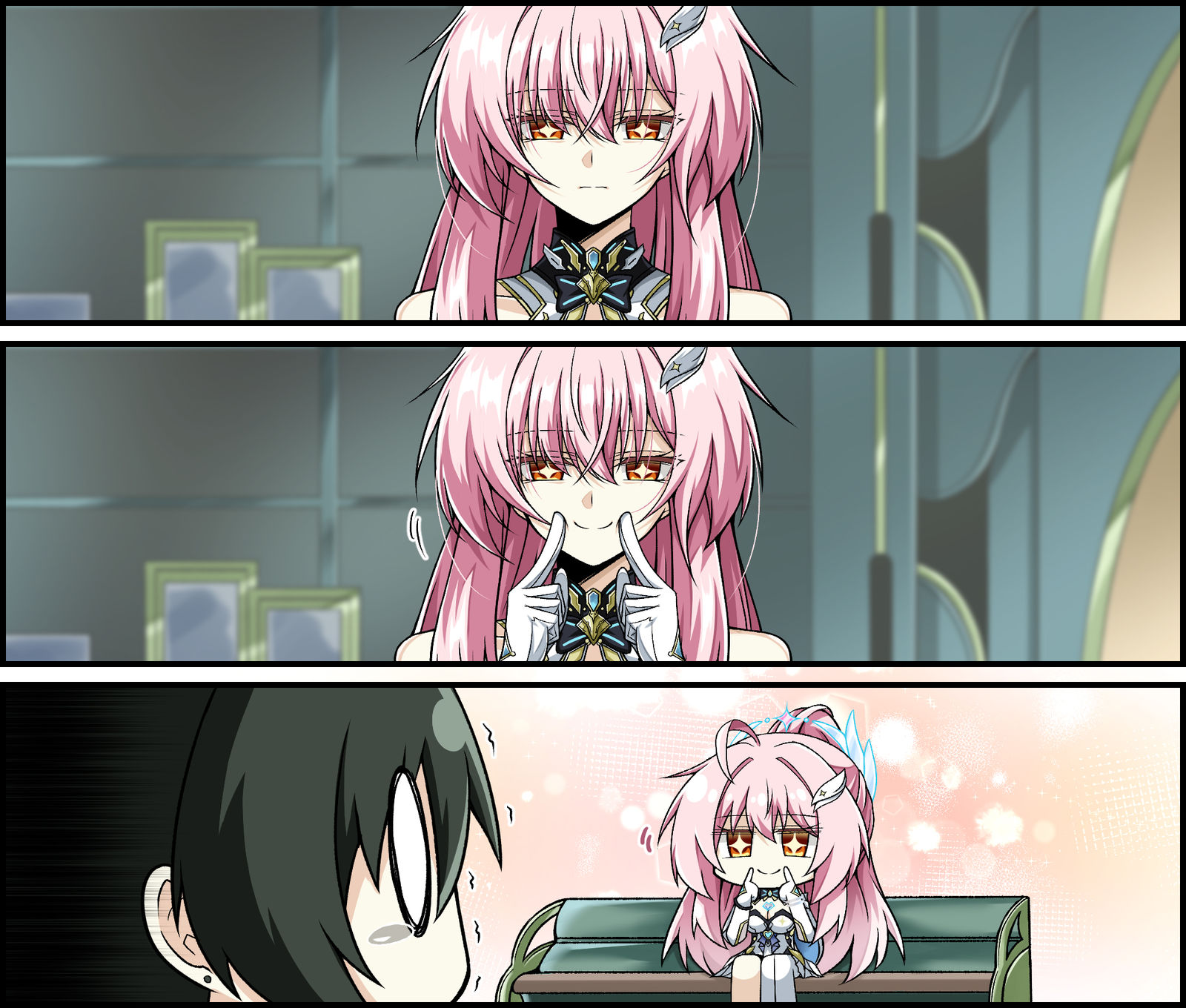 ...슬퍼하지...마세요...