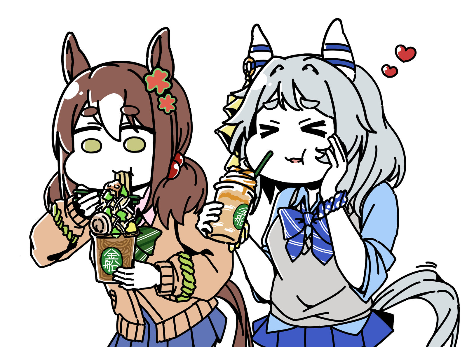 買い食いギャル娘头像同人高清图