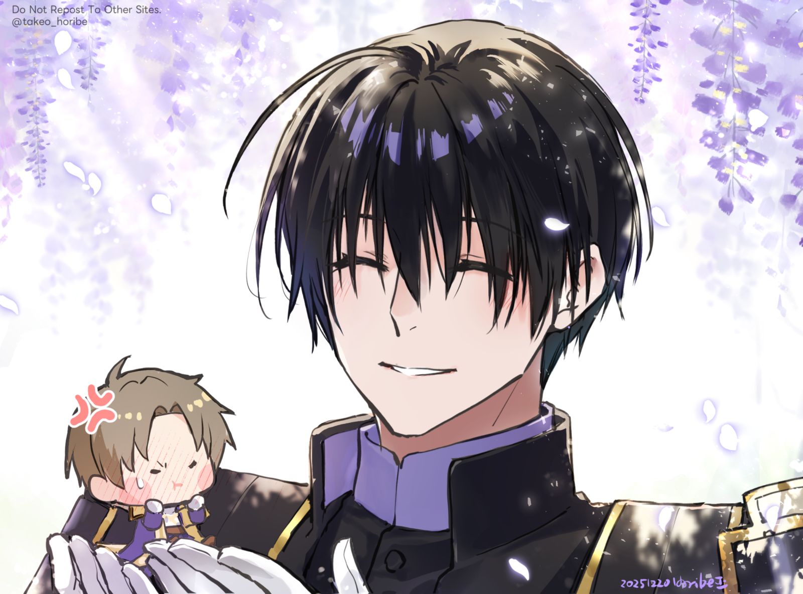 安宅切さんと長谷部くん（んまほっぺの姿）头像同人高清图