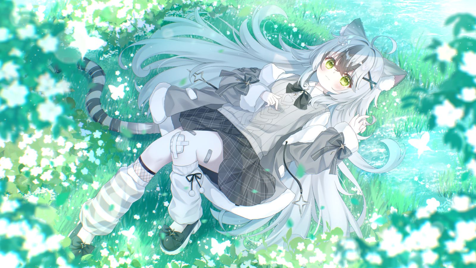 【委托】树荫下乘凉的猫猫~