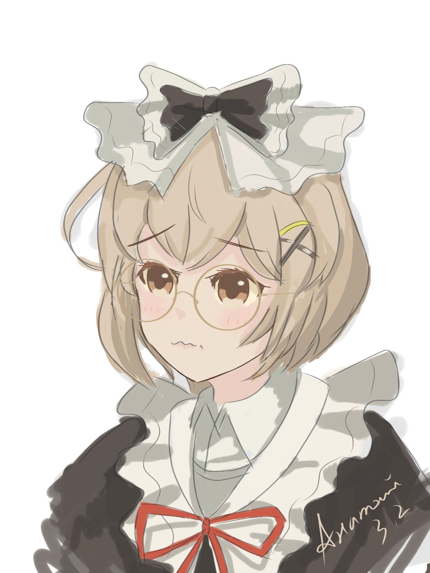 第一次尝试平涂，大家轻点喷（）头像同人高清图