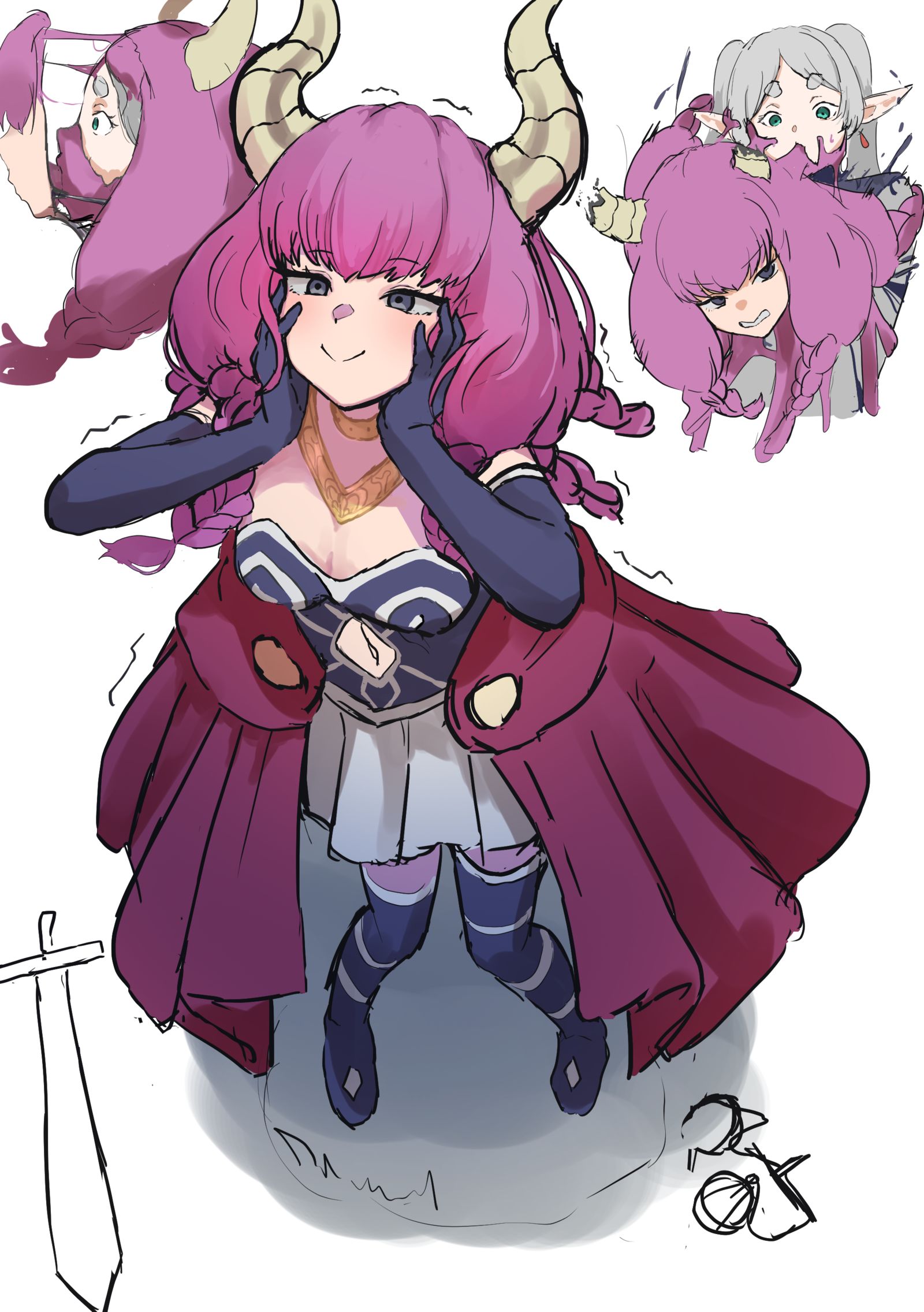 自分の首を切らせた魔法使いにくっついて見た目を自分にする魔法头像同人高清图