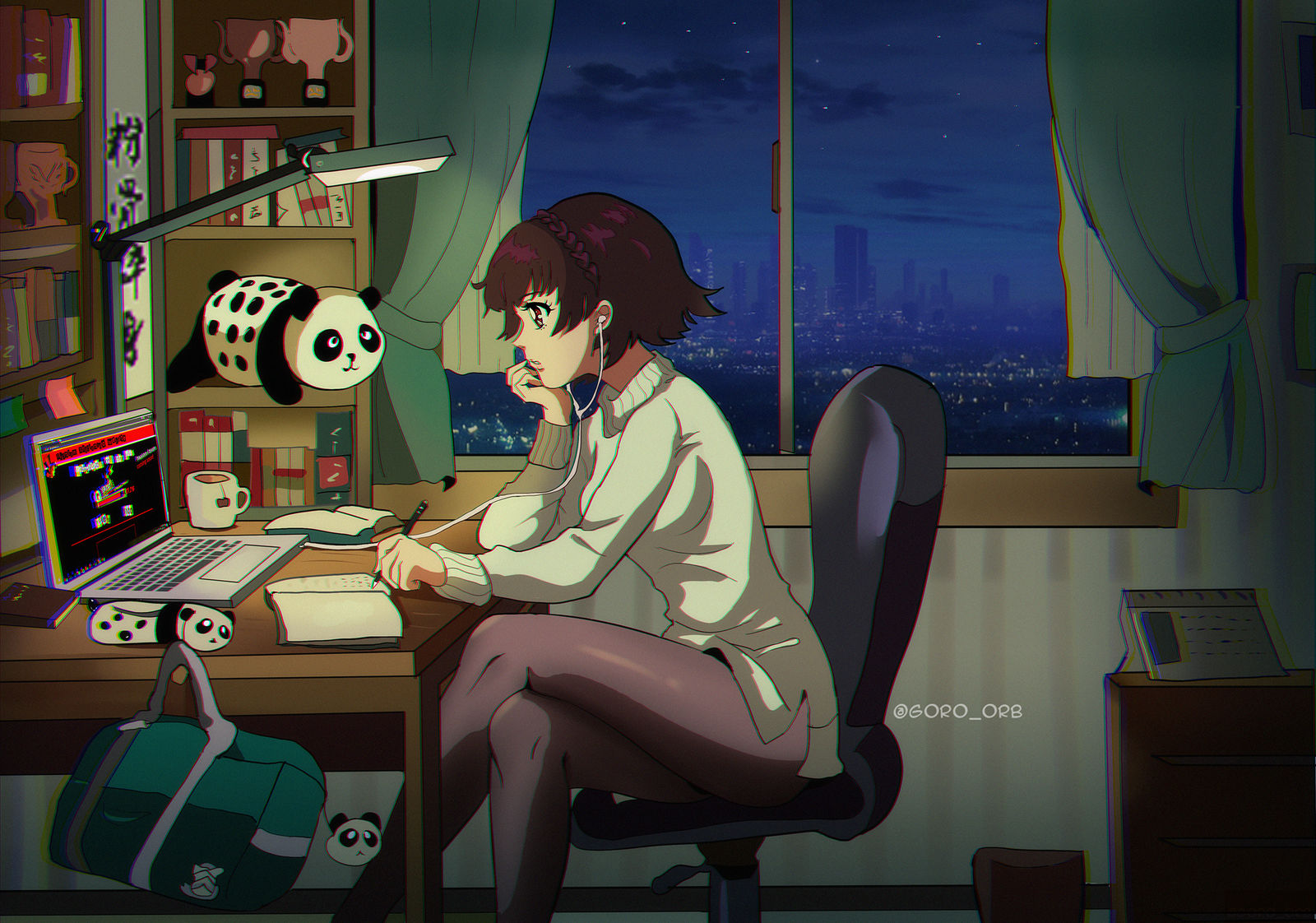 新島真 lofi头像同人高清图