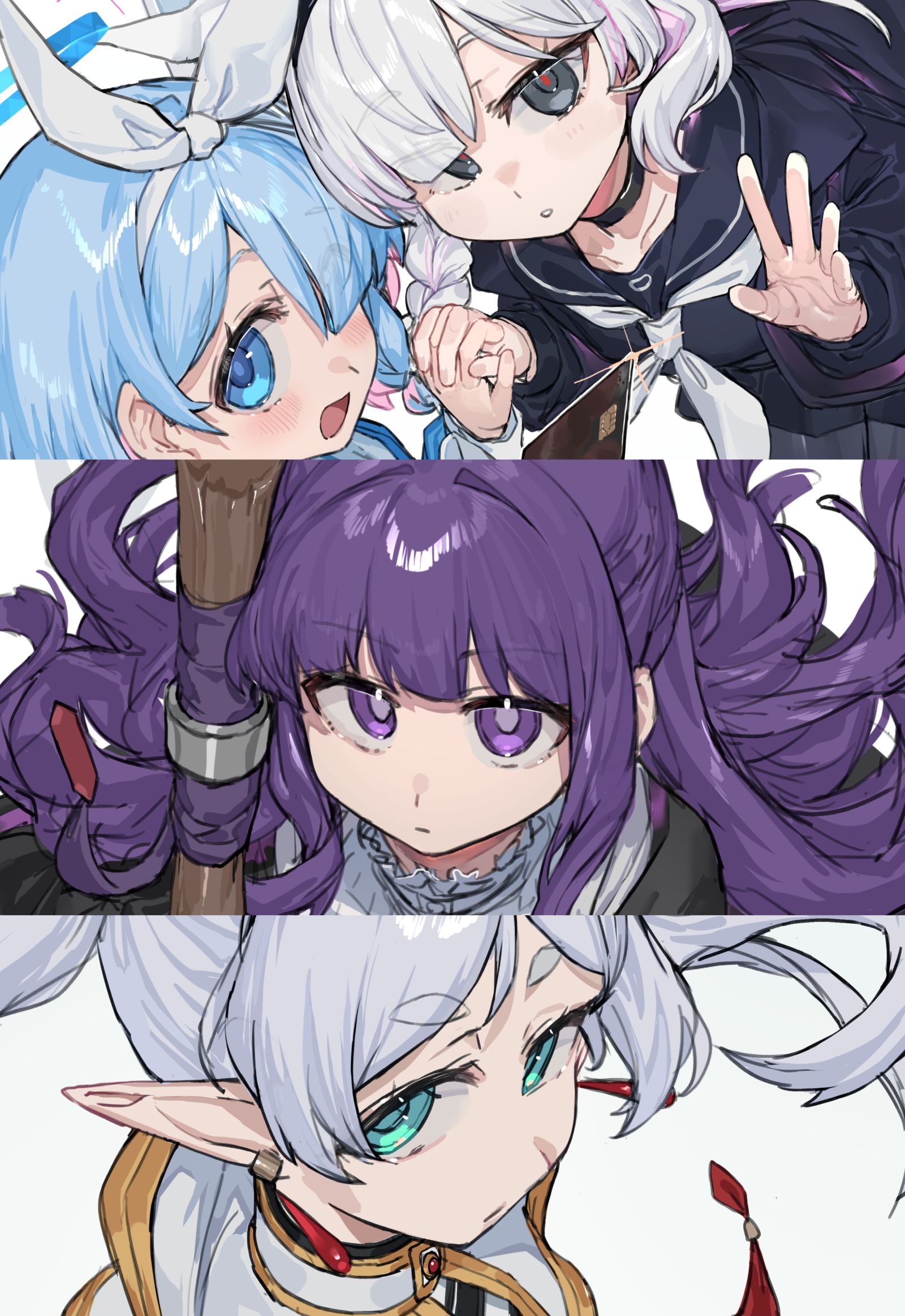 【PSD配布】最近描いたイラスト！插画图片壁纸