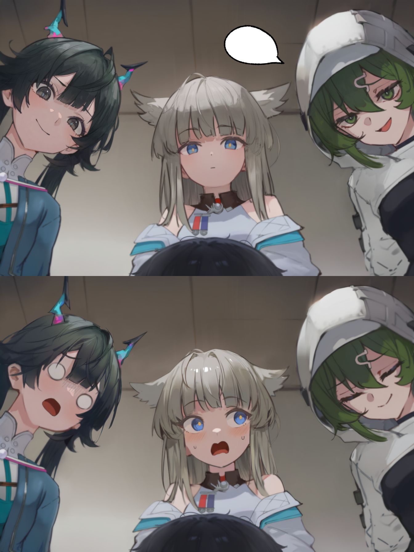 「今、何て言った？！」插画图片壁纸