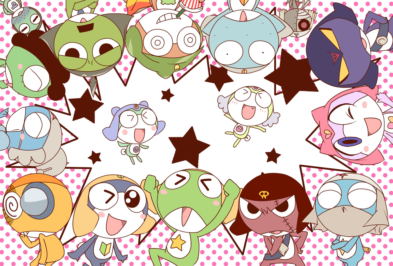 ケロロ小隊とガルル小隊とそのほかの皆さん头像同人高清图