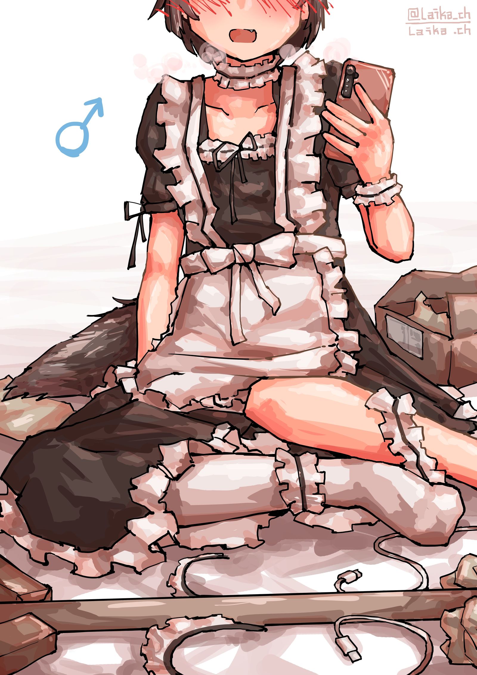 Halloween crossdressing头像同人高清图