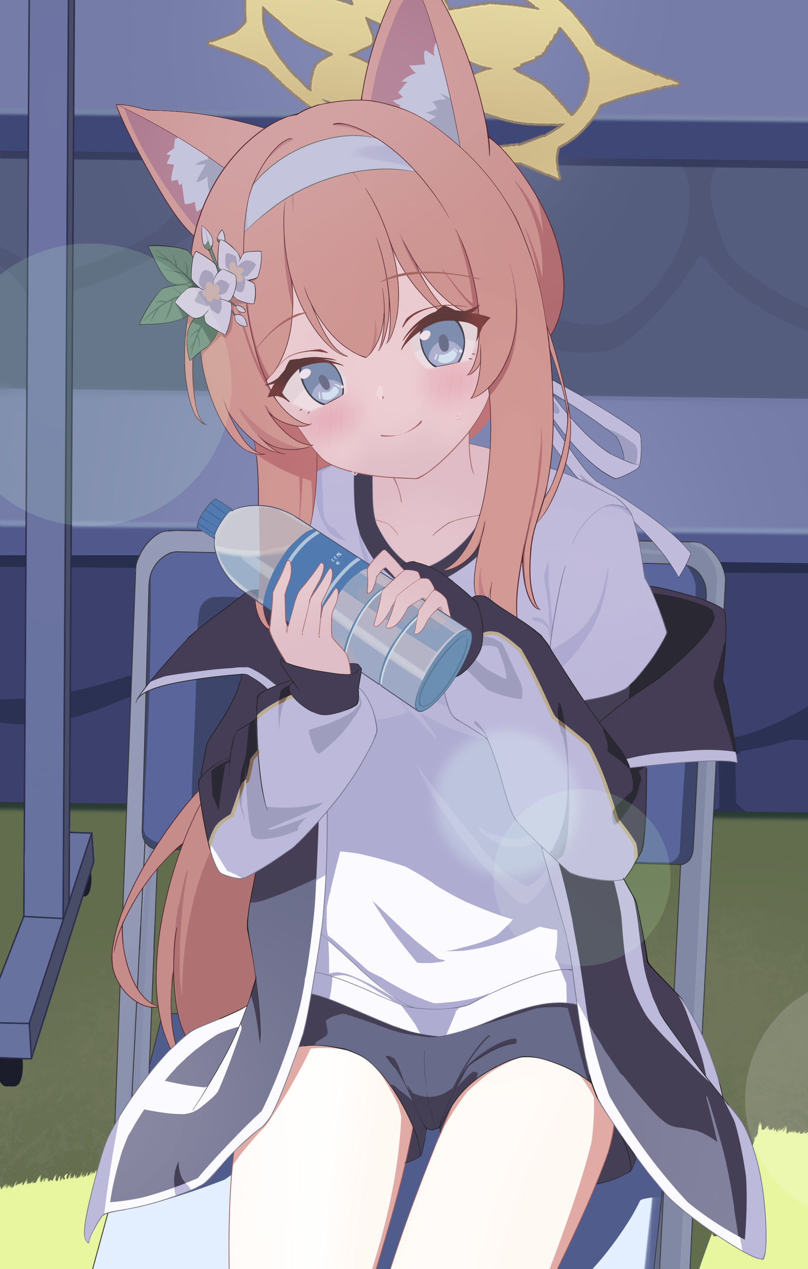 先生~暑いですよ?お水忘れずに飲んでくださいね~头像同人高清图