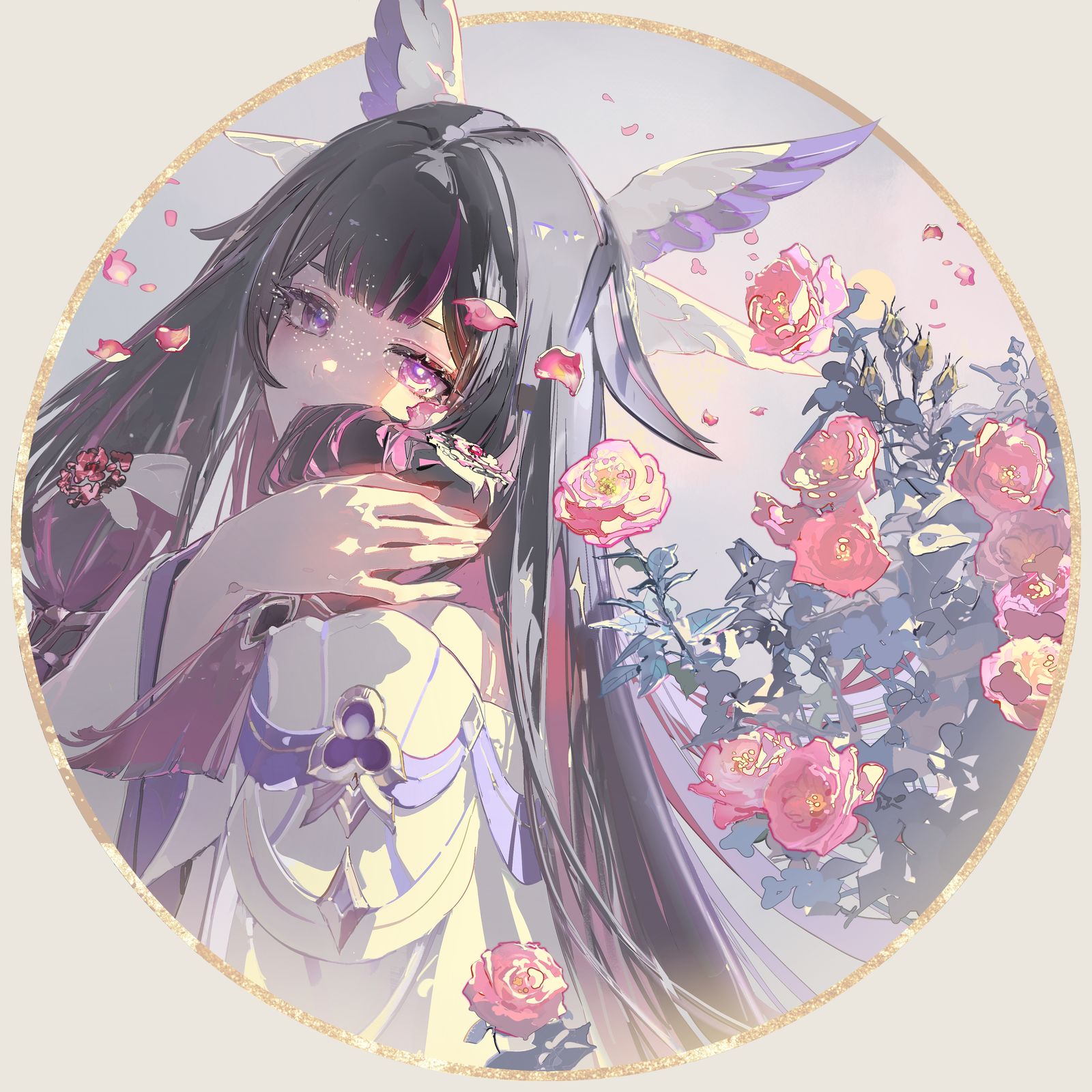 玫瑰插画图片壁纸