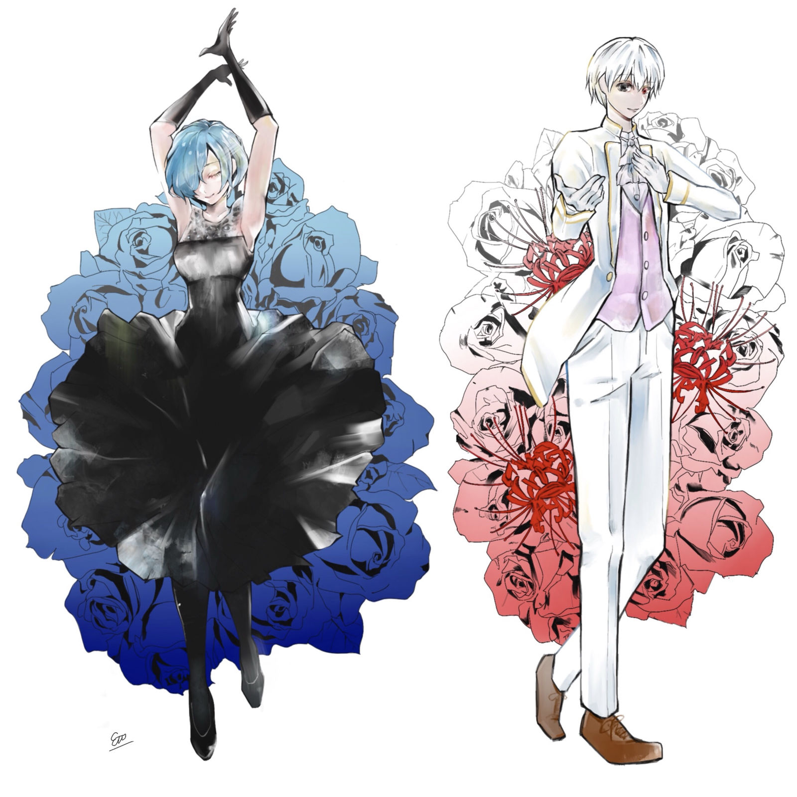 ジャックジャンヌ✕東京喰種头像同人高清图