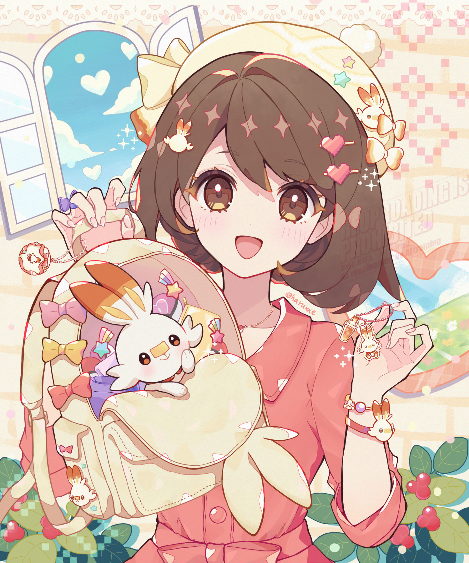 ヒバニーとおでかけするユウリちゃん 头像同人高清图