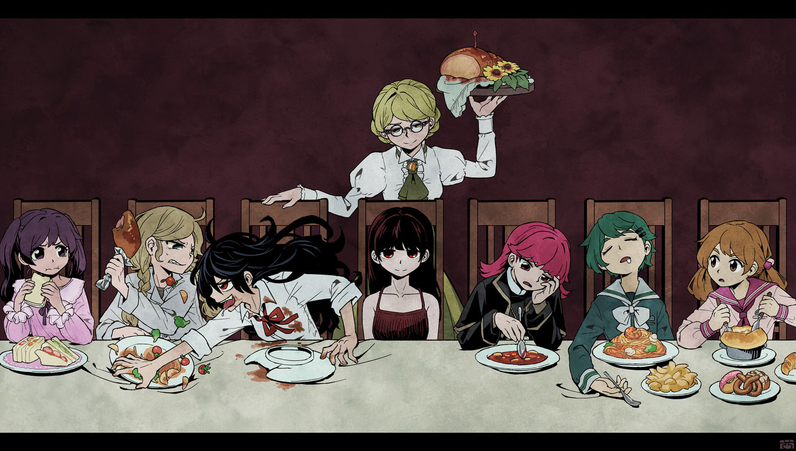 裏飯時头像同人高清图