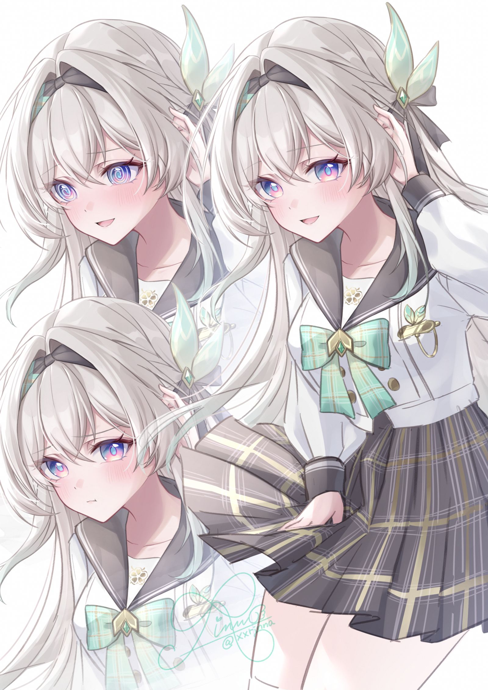 新しい服…どうかな……？头像同人高清图