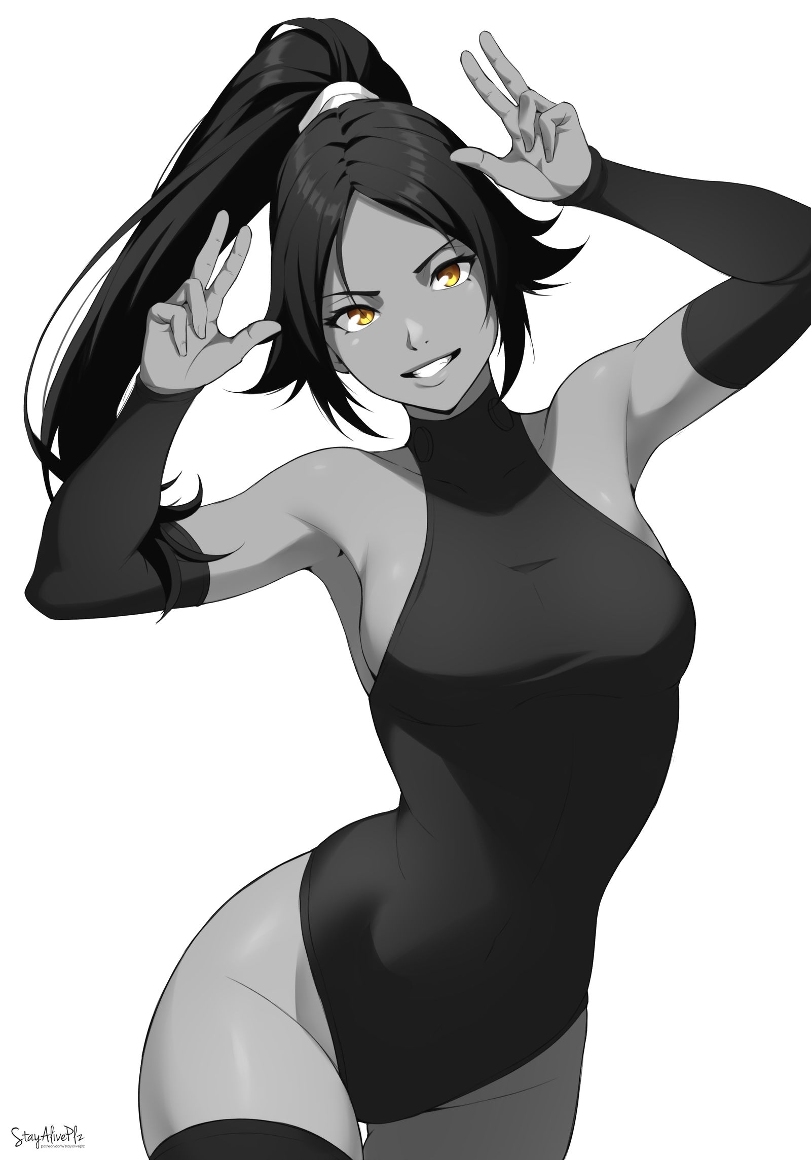 夜一 Yoruichi Shihouin BLEACH #3头像同人高清图