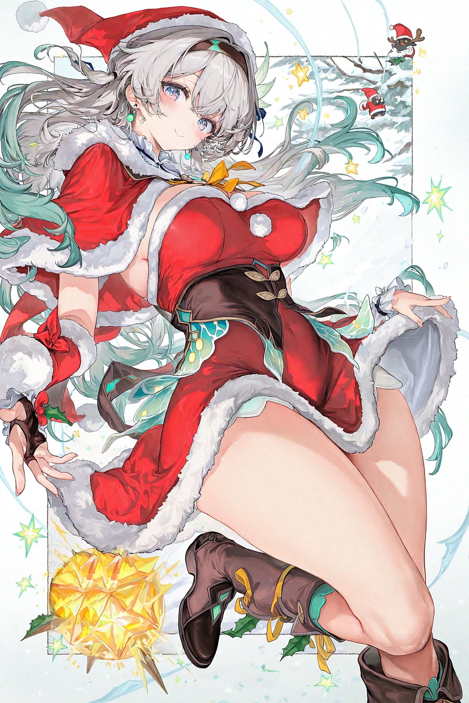 サンタホタル头像同人高清图