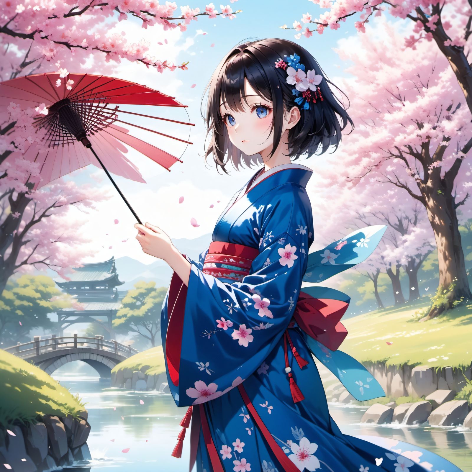 和服少女头像同人高清图