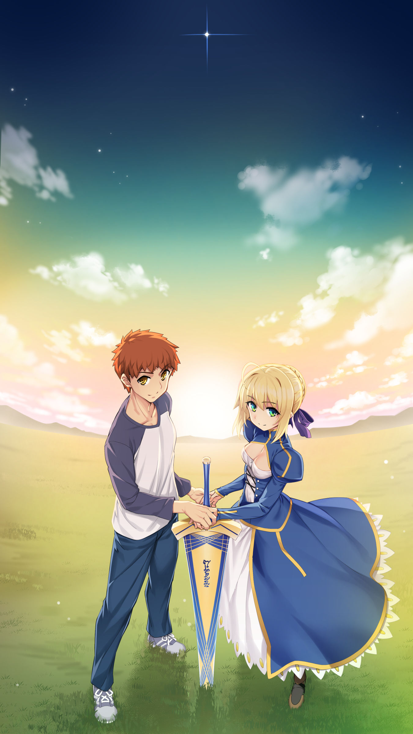 Fate/stay night 20周年おめでとうございますッ。头像同人高清图