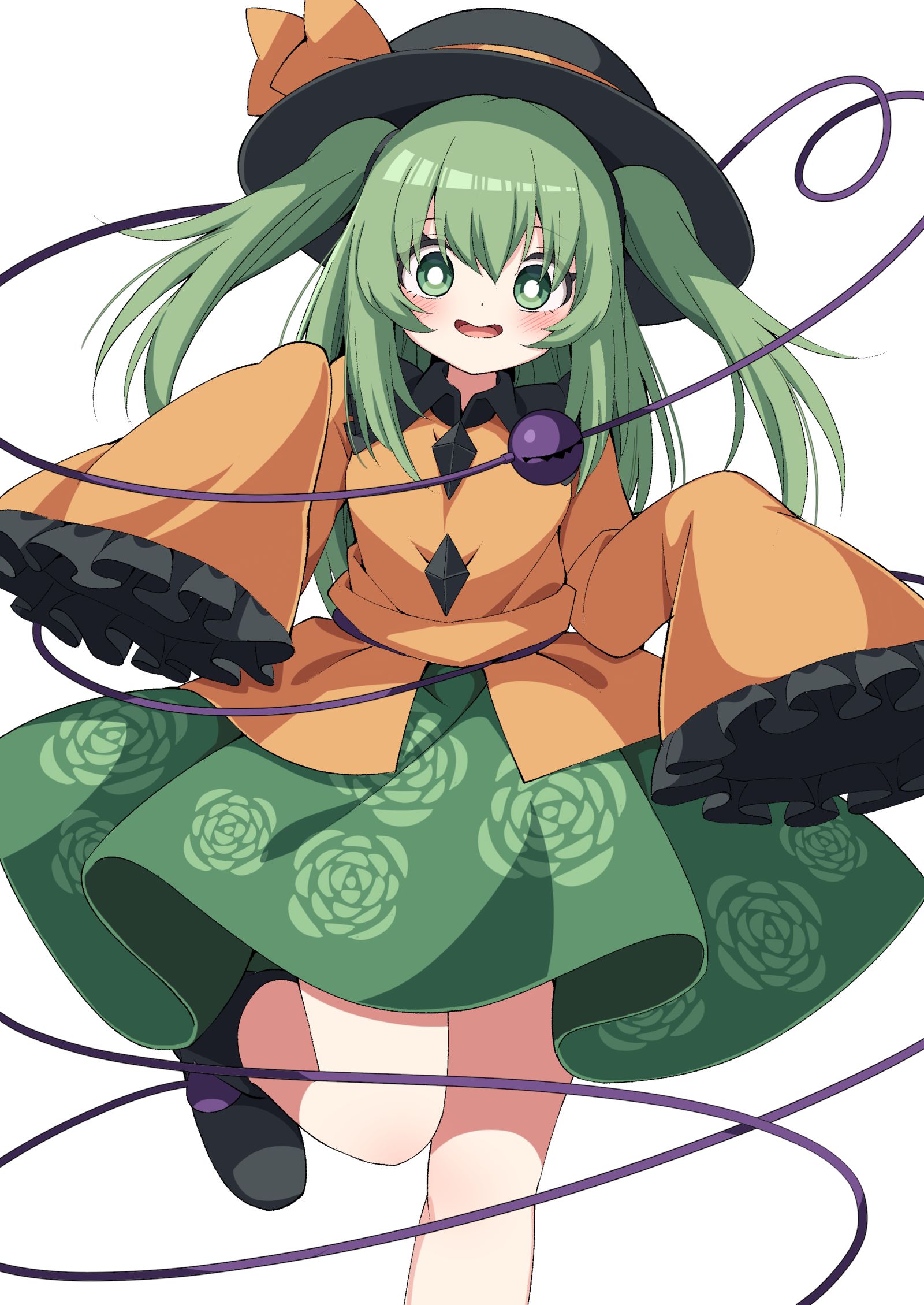 ツーサイドアップこいし插画图片壁纸