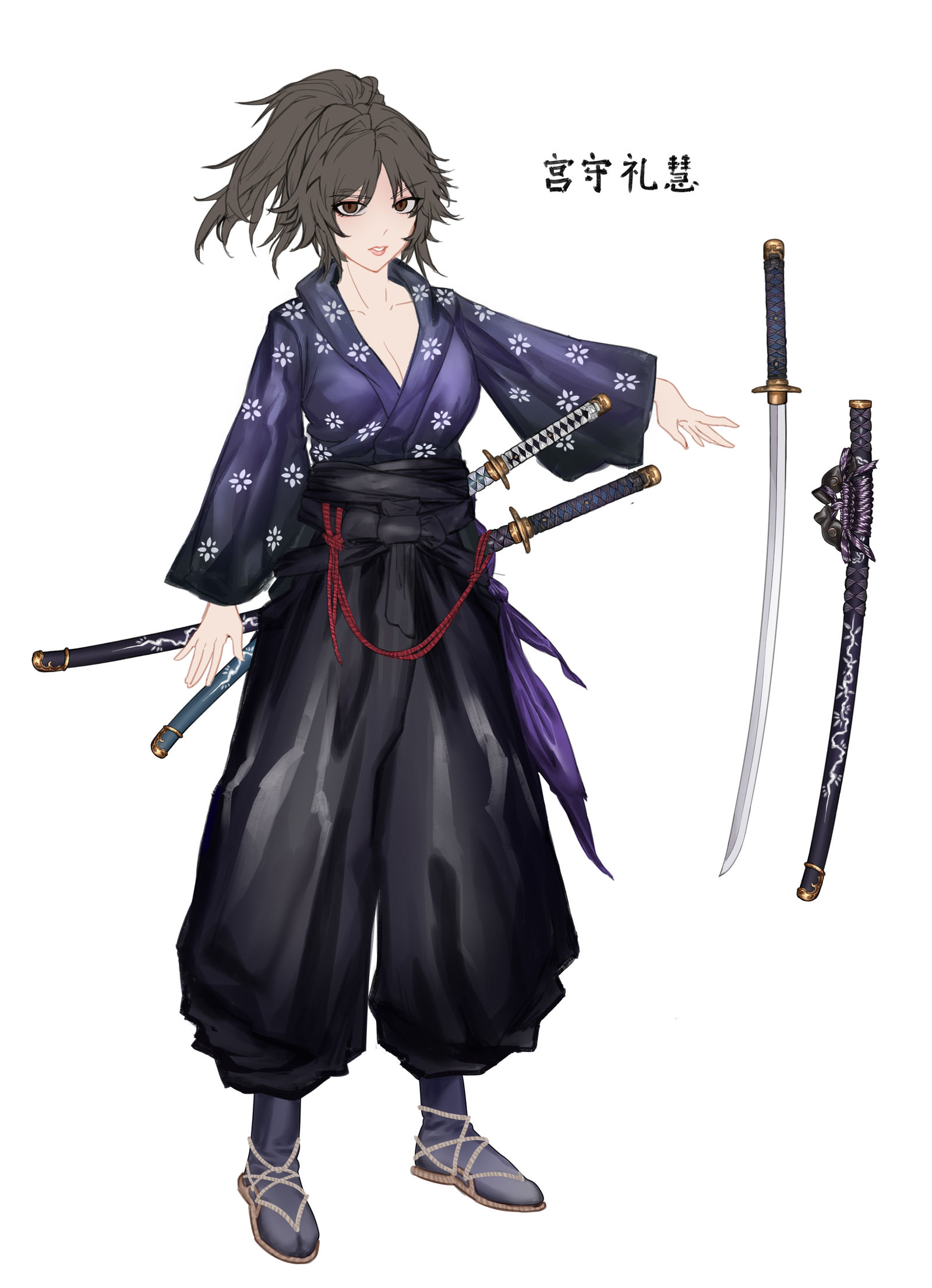 武士头像同人高清图