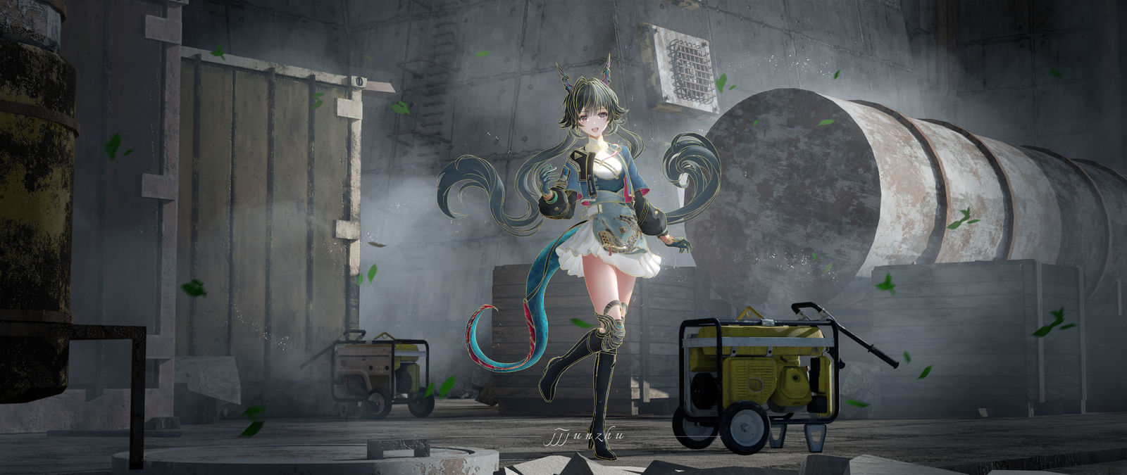 明日方舟终末地陈千语同人壁纸【8k极清静态/4k动态】插画图片壁纸