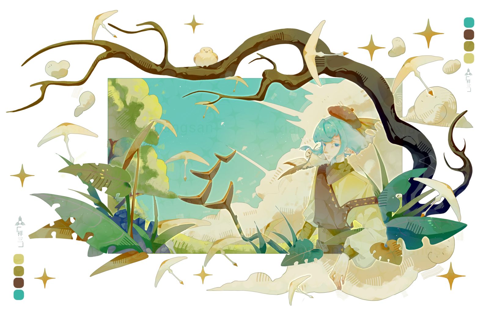 天晴头像同人高清图