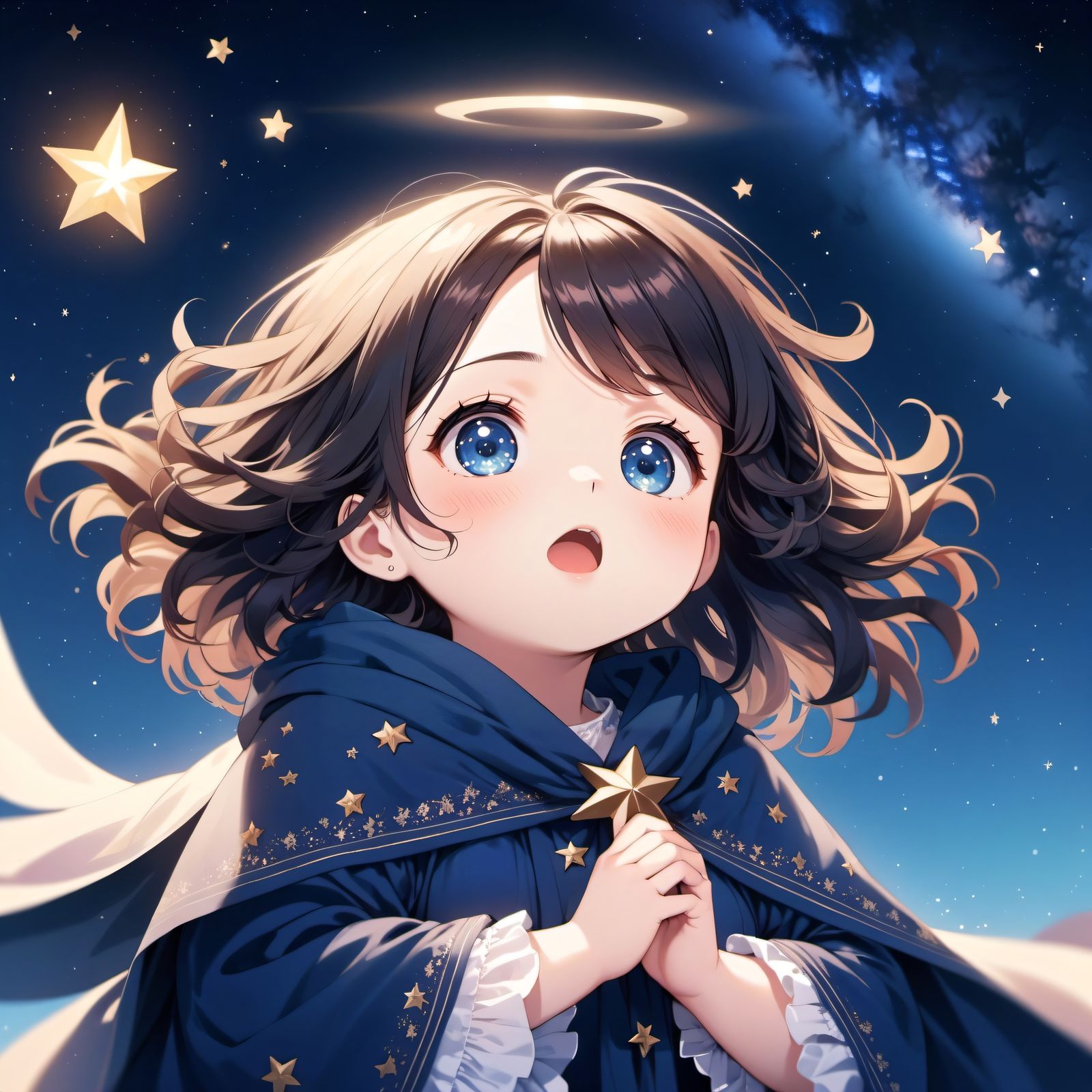 小星星为她唱歌头像同人高清图