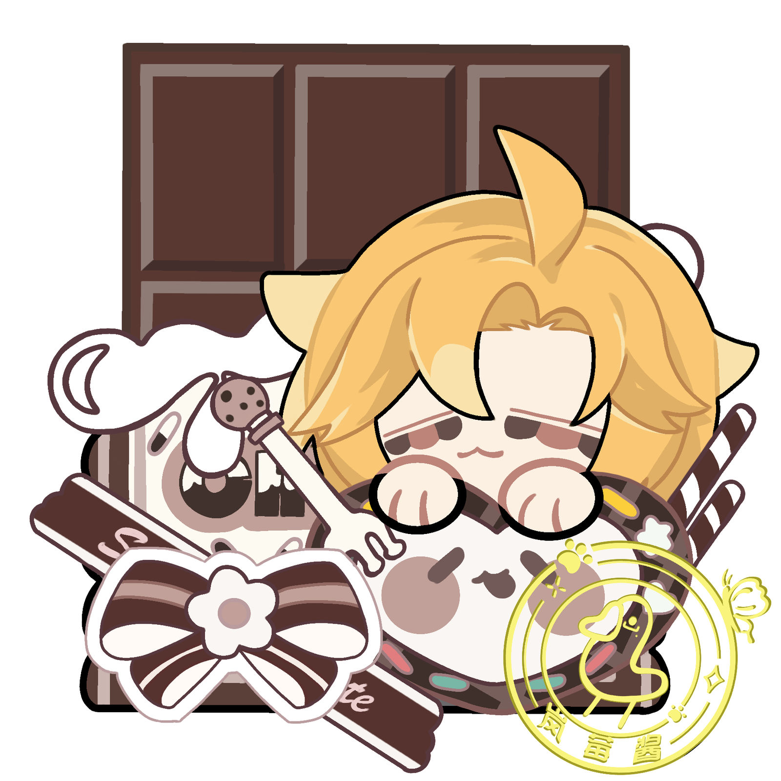 巧克力罗夏头像同人高清图