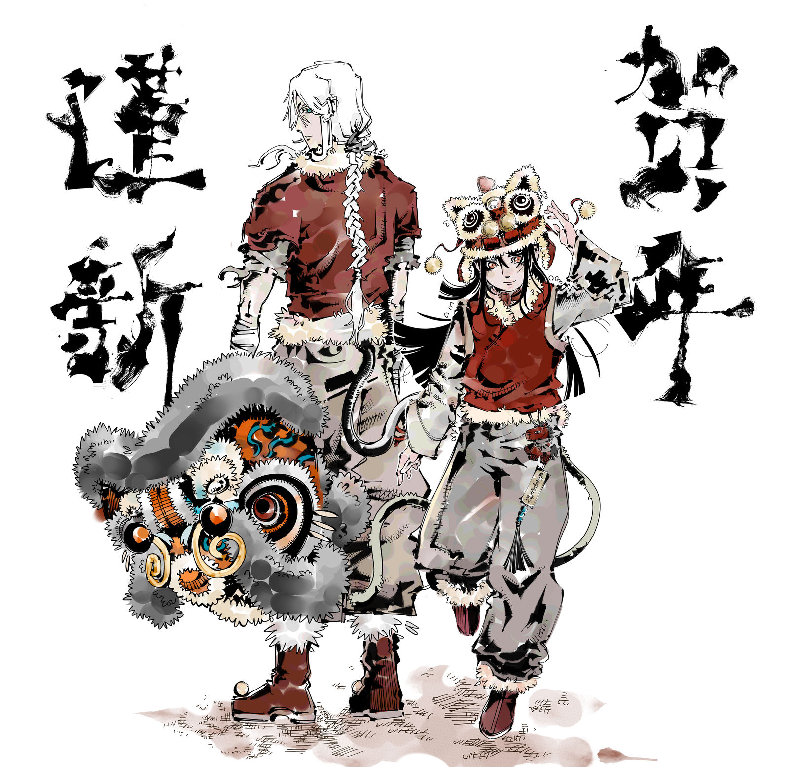 大夜弥天系列新年立绘头像同人高清图