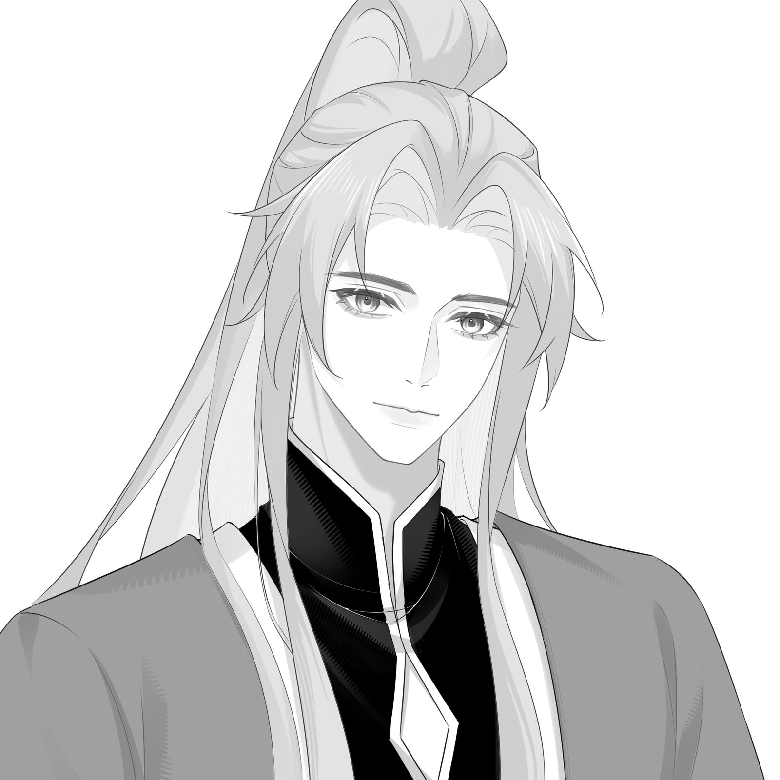 沈止水头像插画图片壁纸