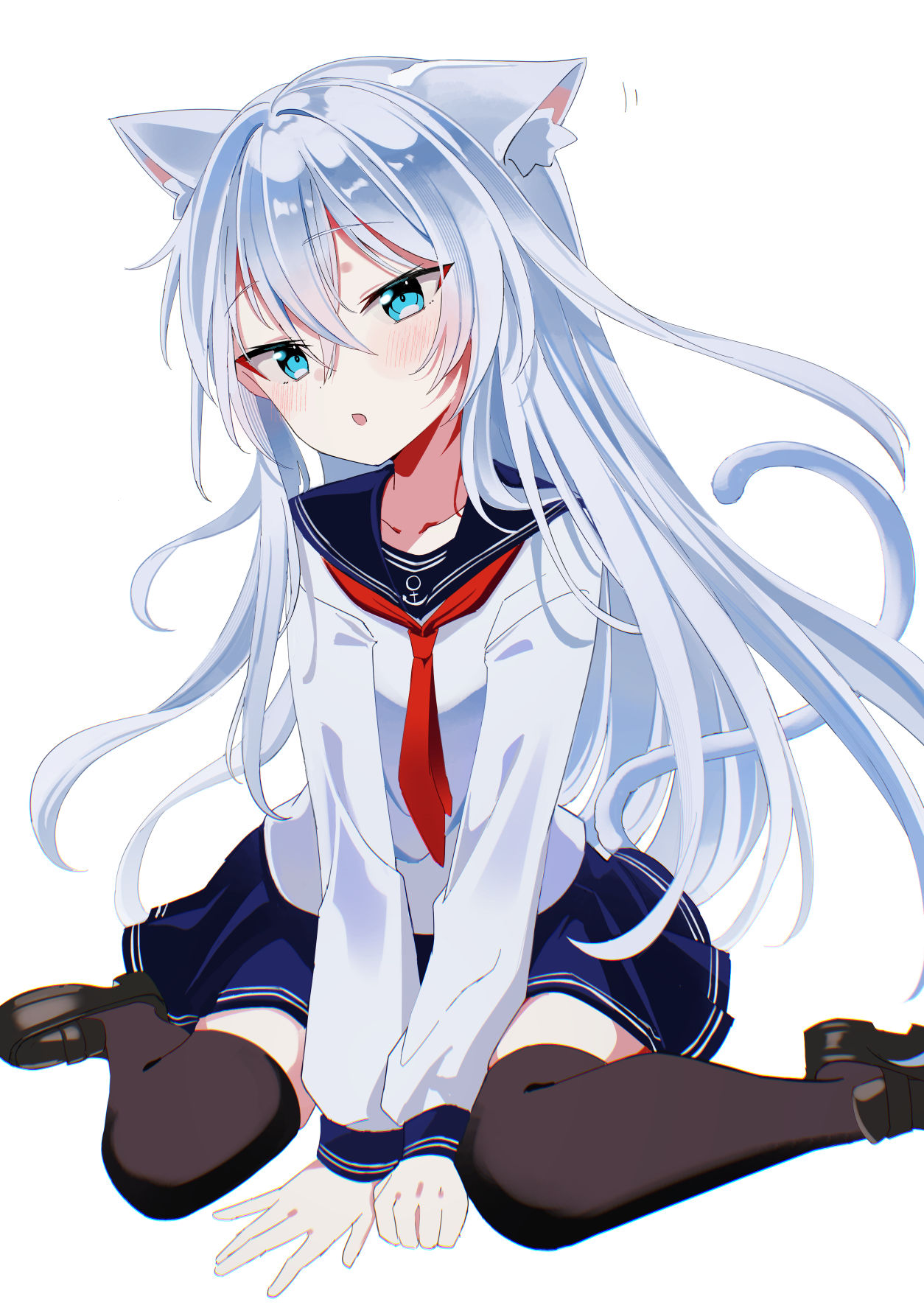 ねこ響插画图片壁纸