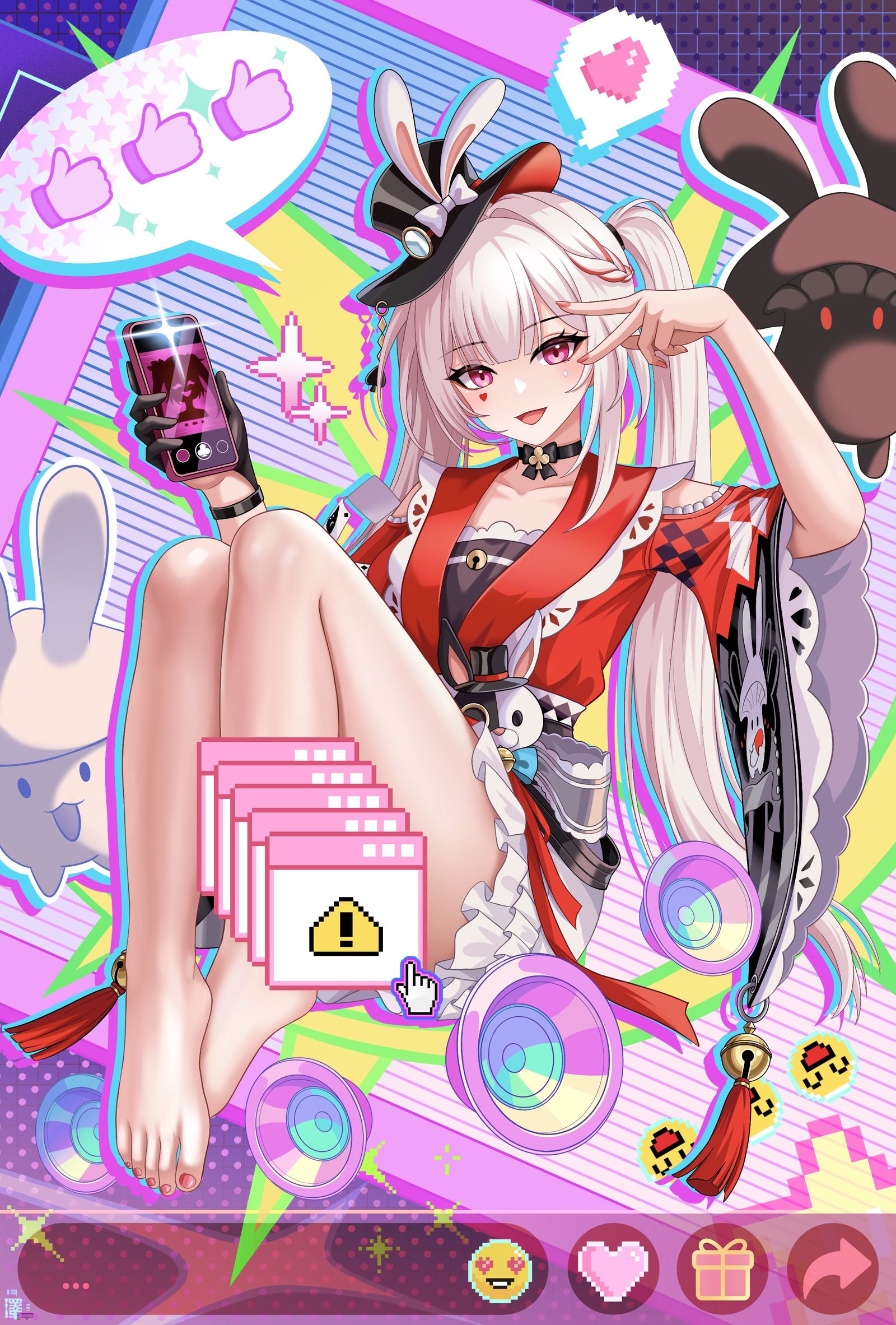 欢迎来到 火花花 @直播间🎩🐰头像同人高清图