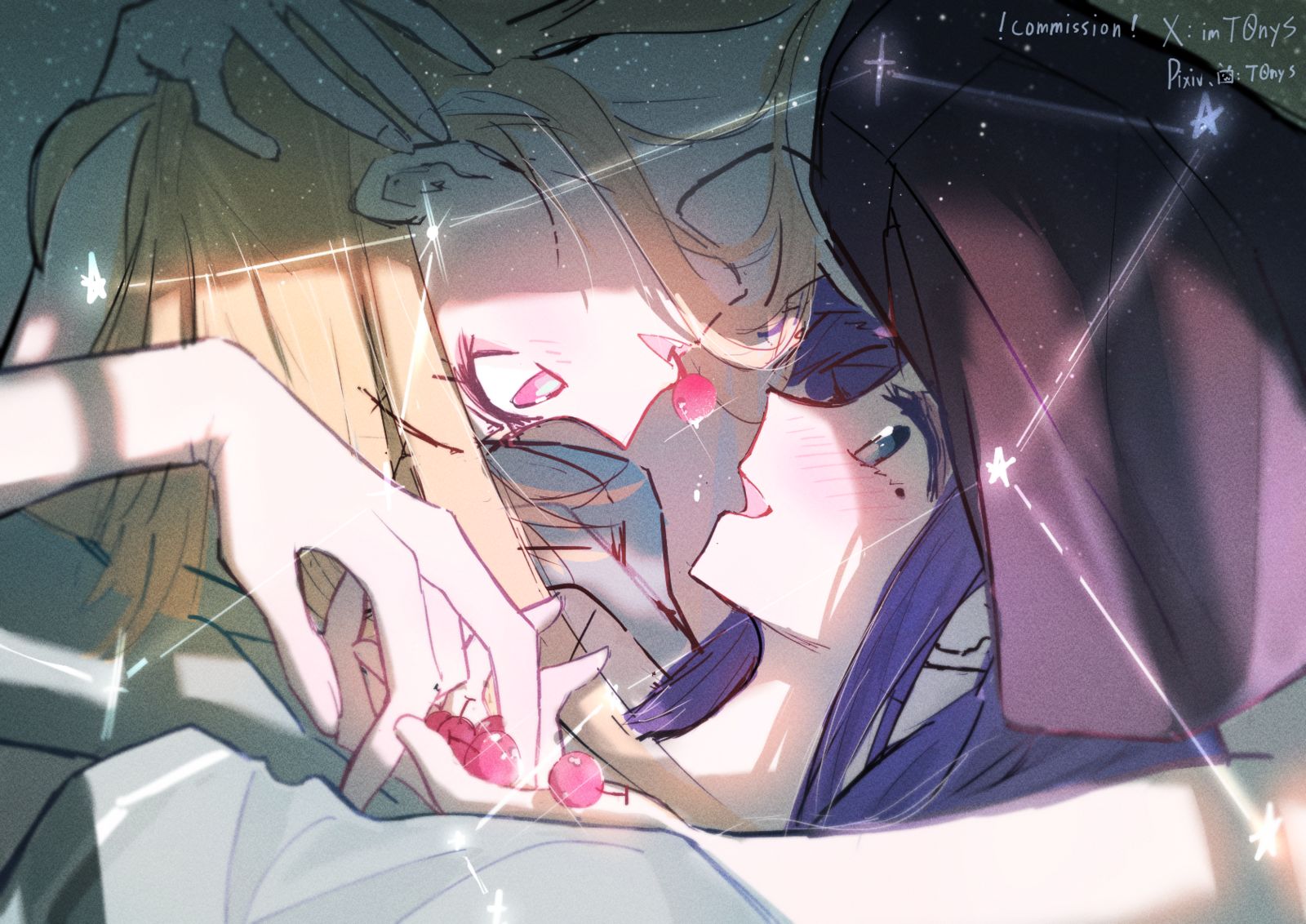 寝る前の ！插画图片壁纸