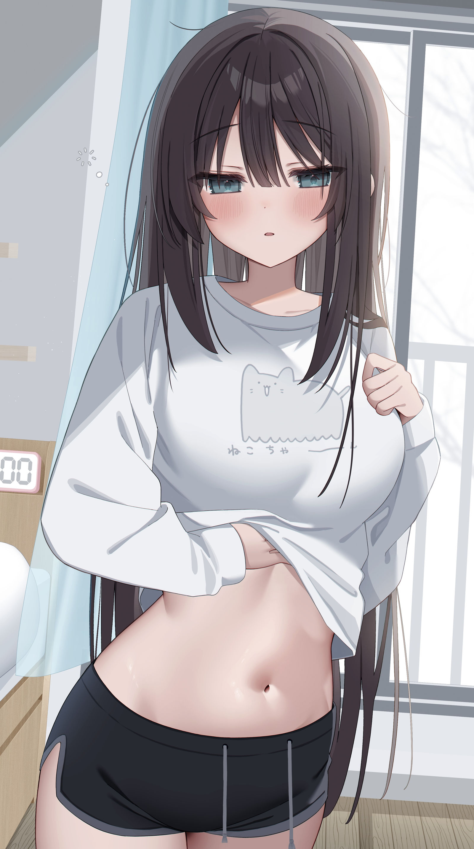 朝に弱い幼馴染ちゃん插画图片壁纸