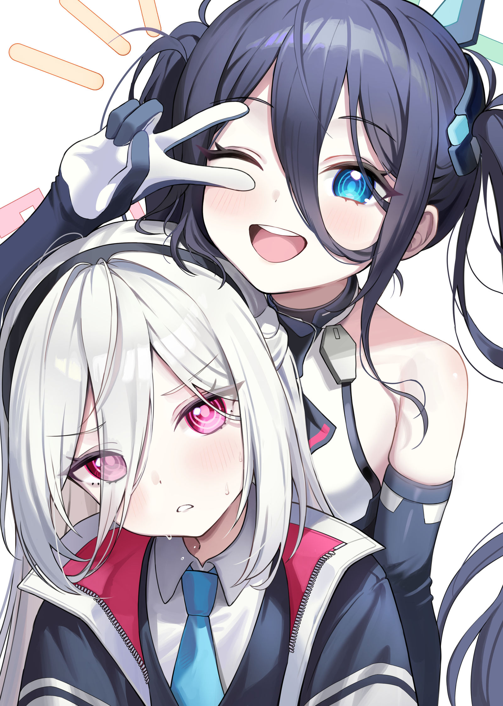 アリス と ケイ-碧蓝档案天童爱丽丝