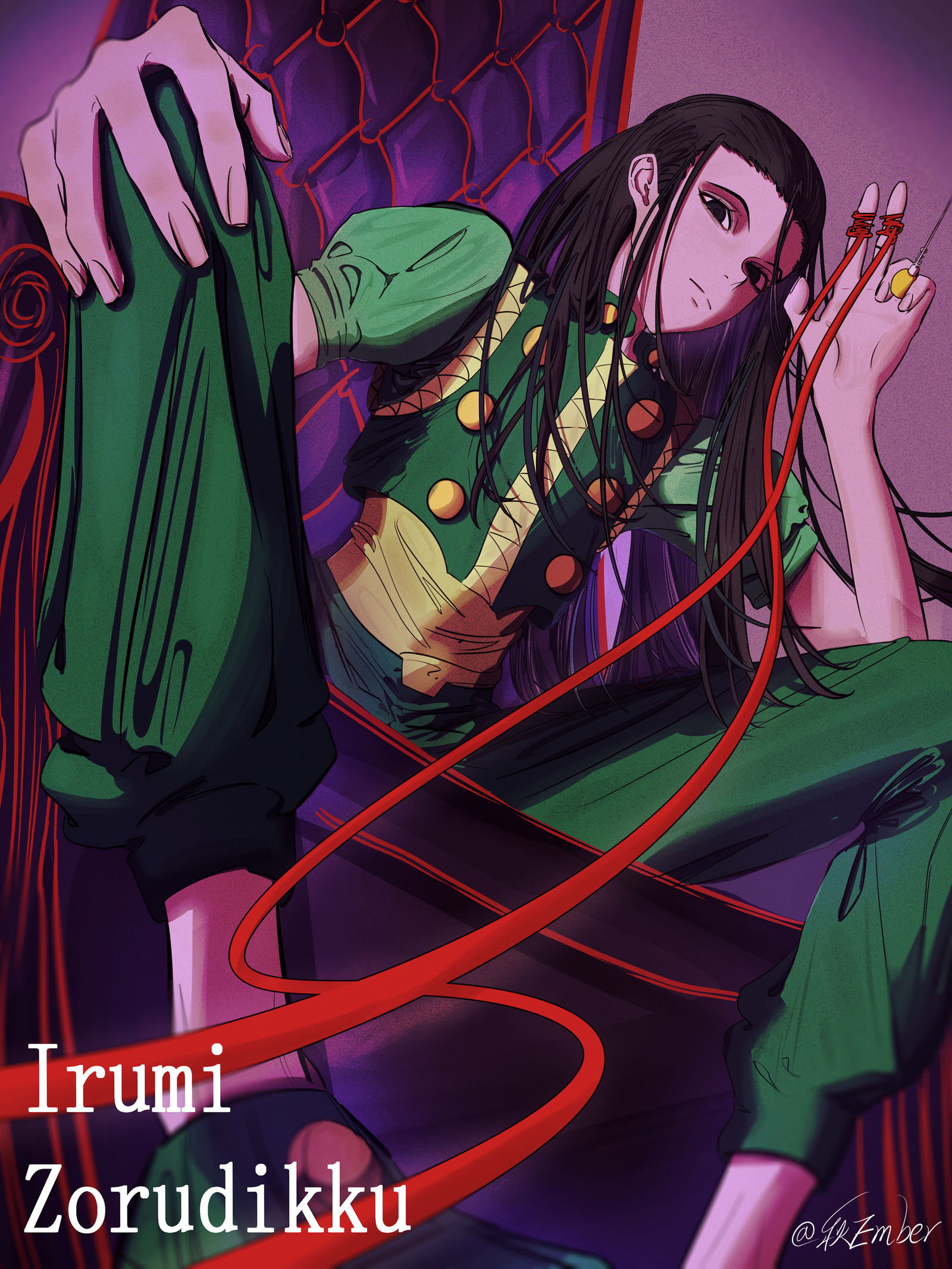 伊尔迷头像同人高清图