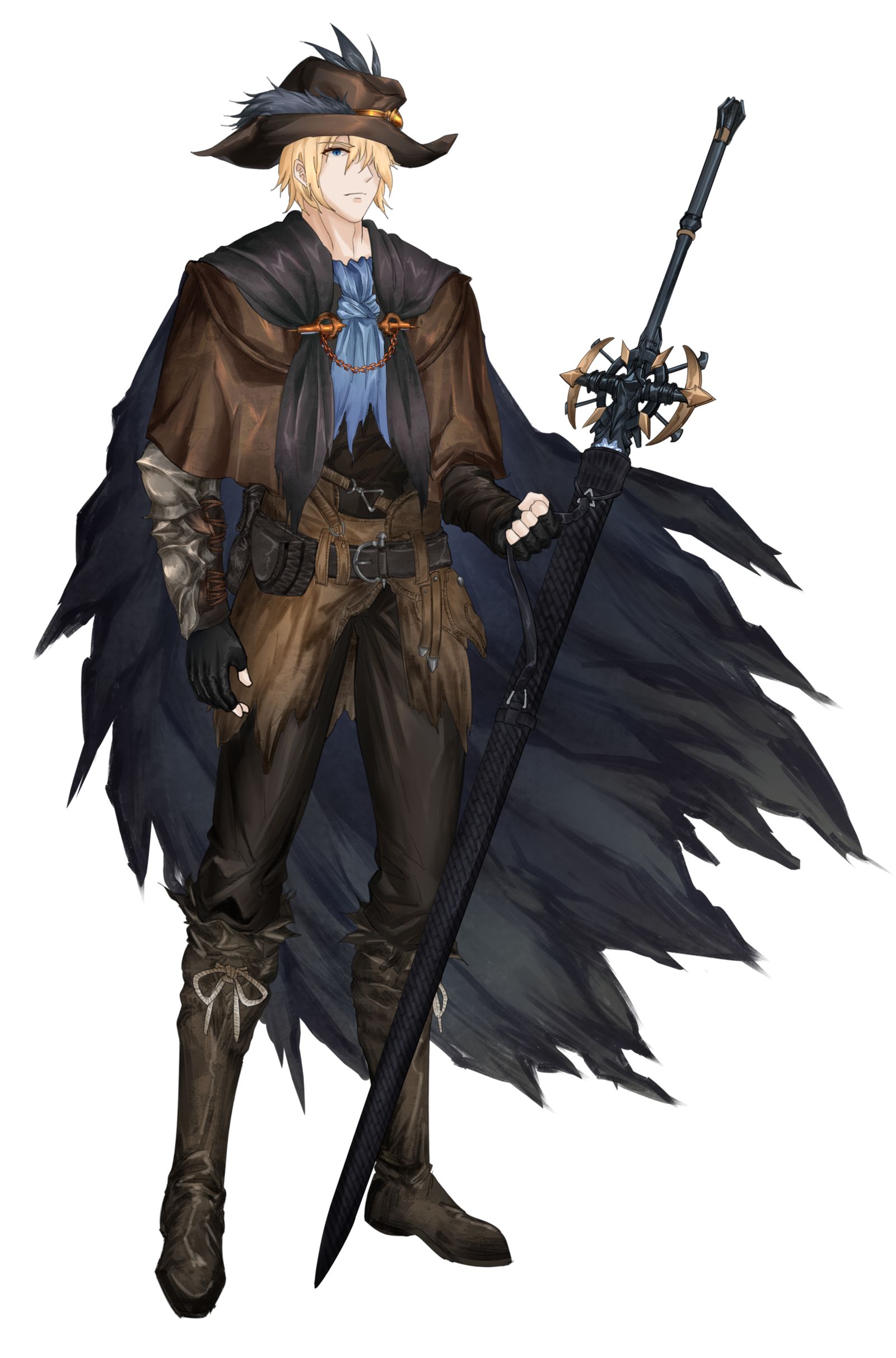 摸鱼优化—猎魔人头像同人高清图