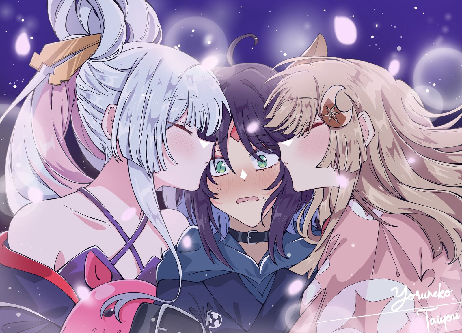 "I love you, Iroha."  插画图片壁纸