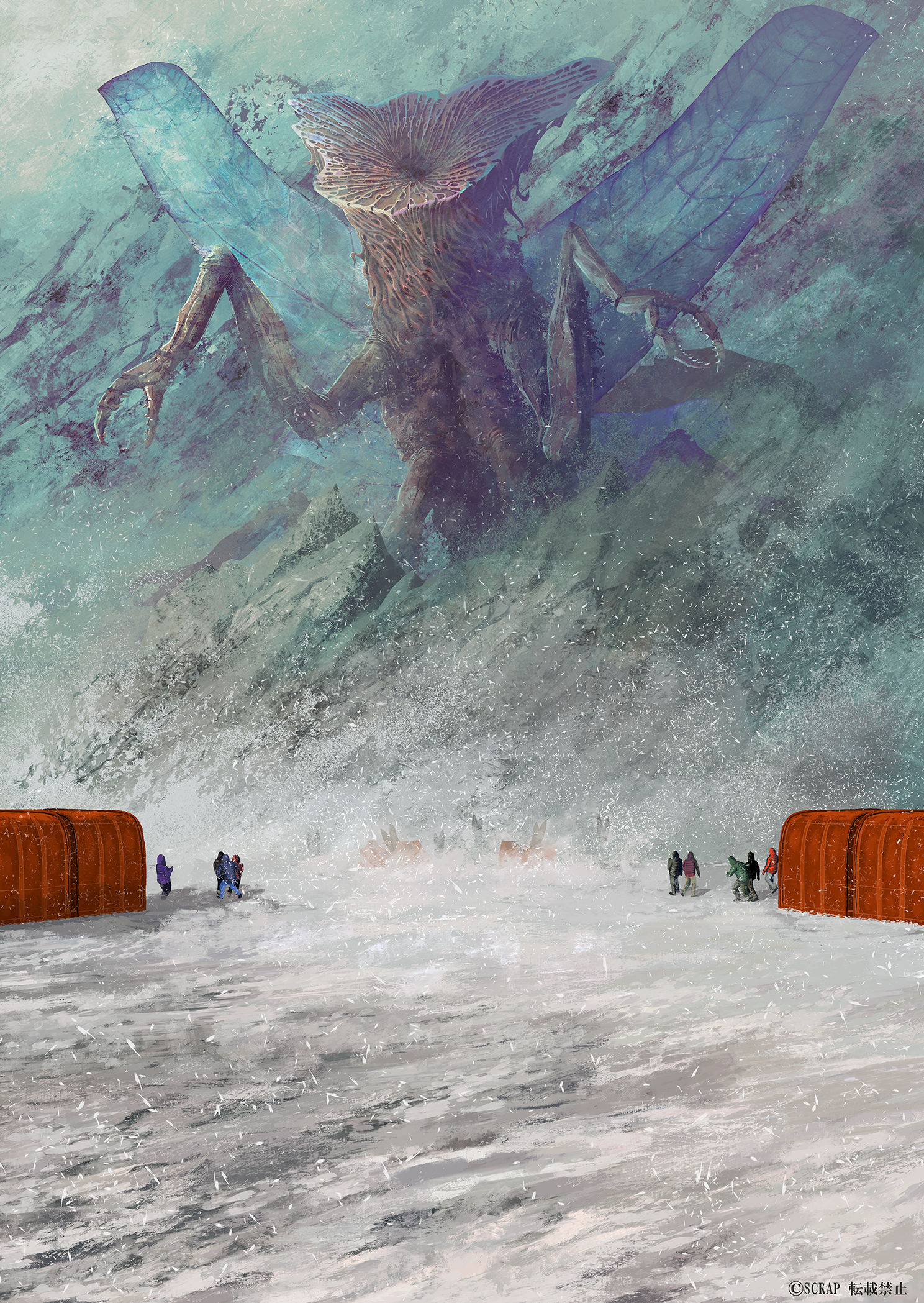 『狂気の山脈からの脱出』キービジュアル头像同人高清图