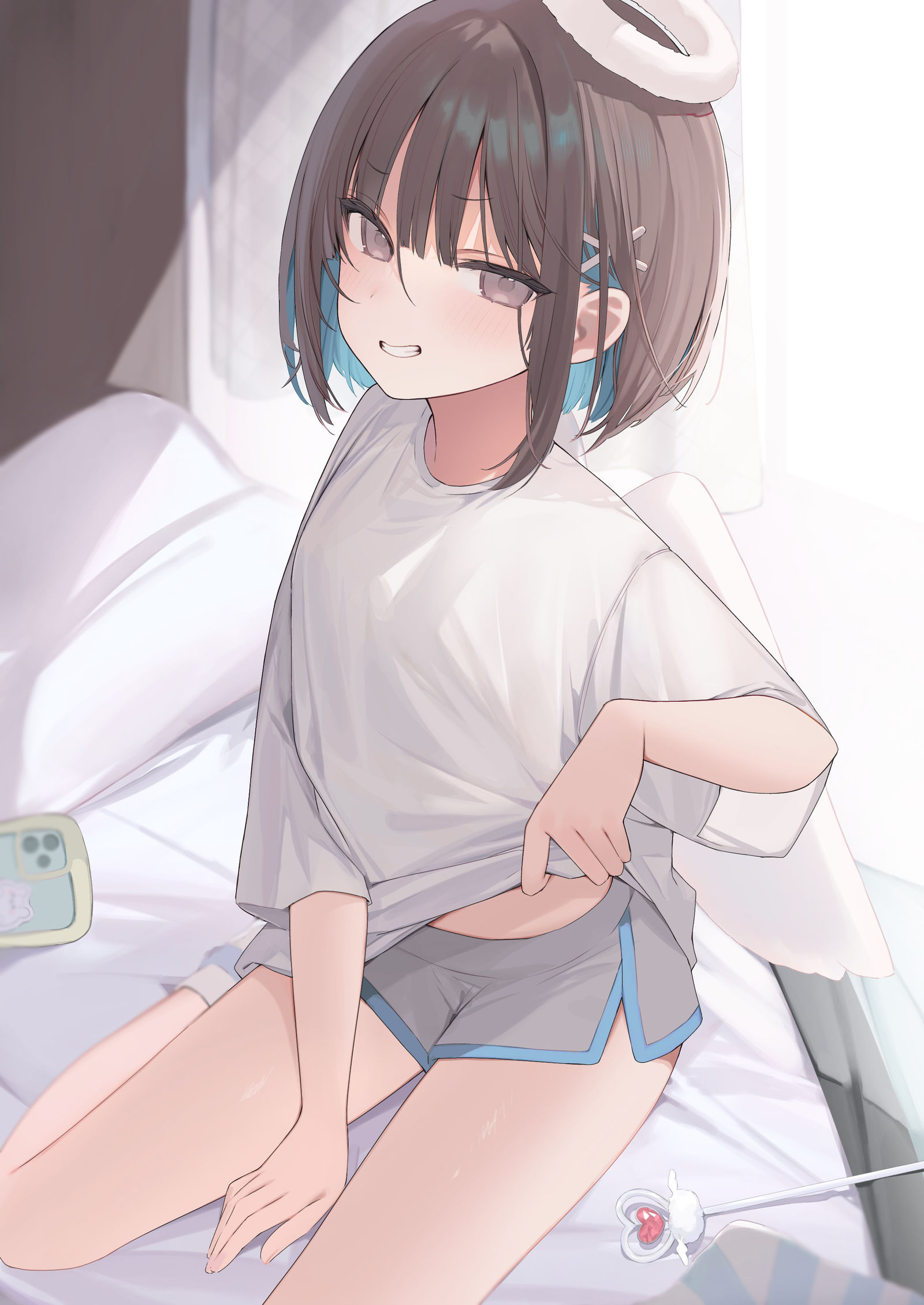 ハロウィンの天使彼女①插画图片壁纸