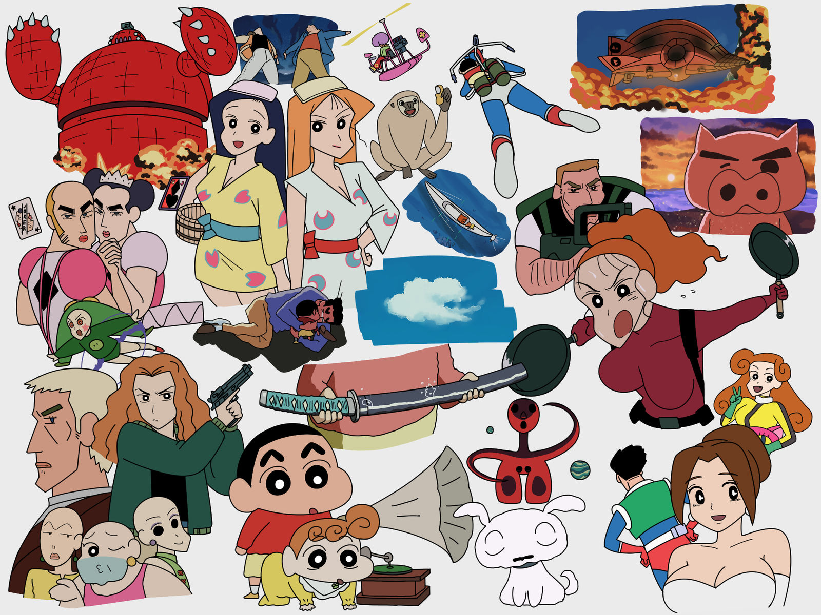 映画 クレヨンしんちゃん头像同人高清图
