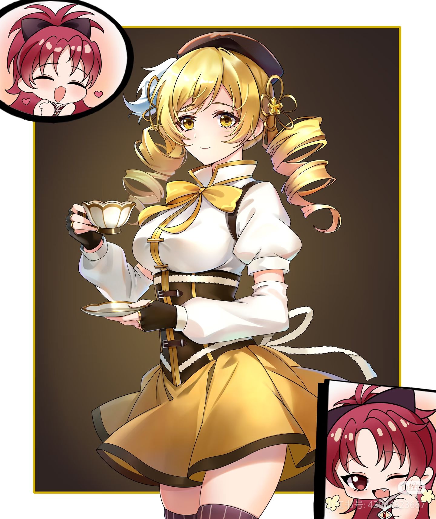 稿件展示 巴麻美头像同人高清图