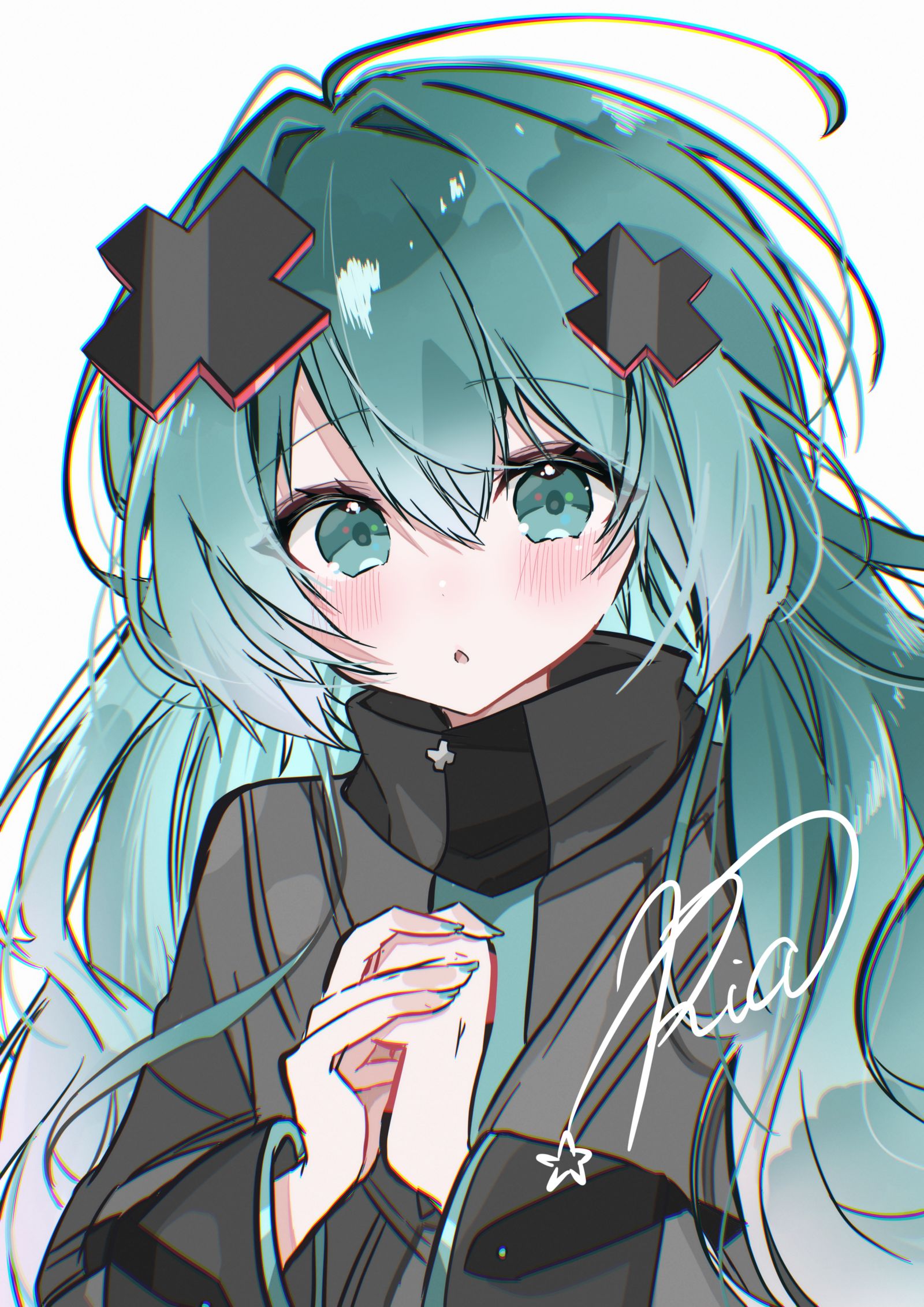 初音ミク头像同人高清图
