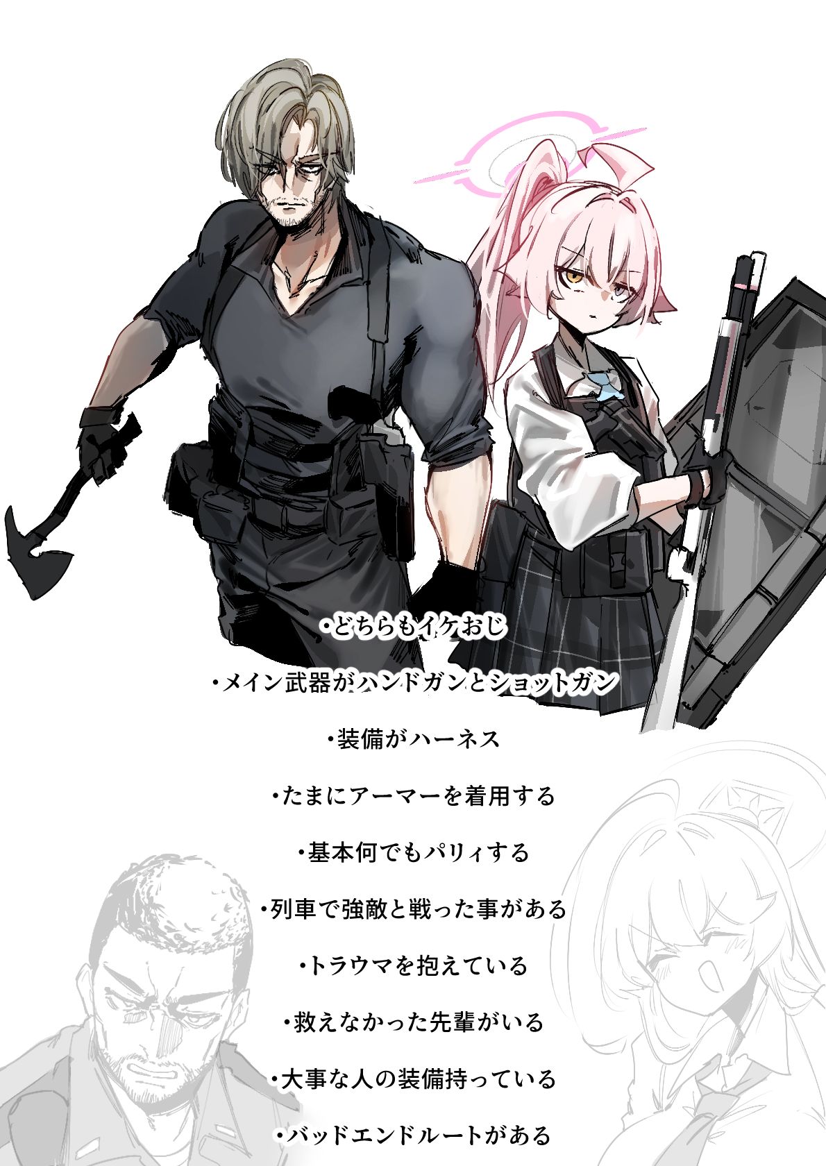 レオンとホシノの共通点