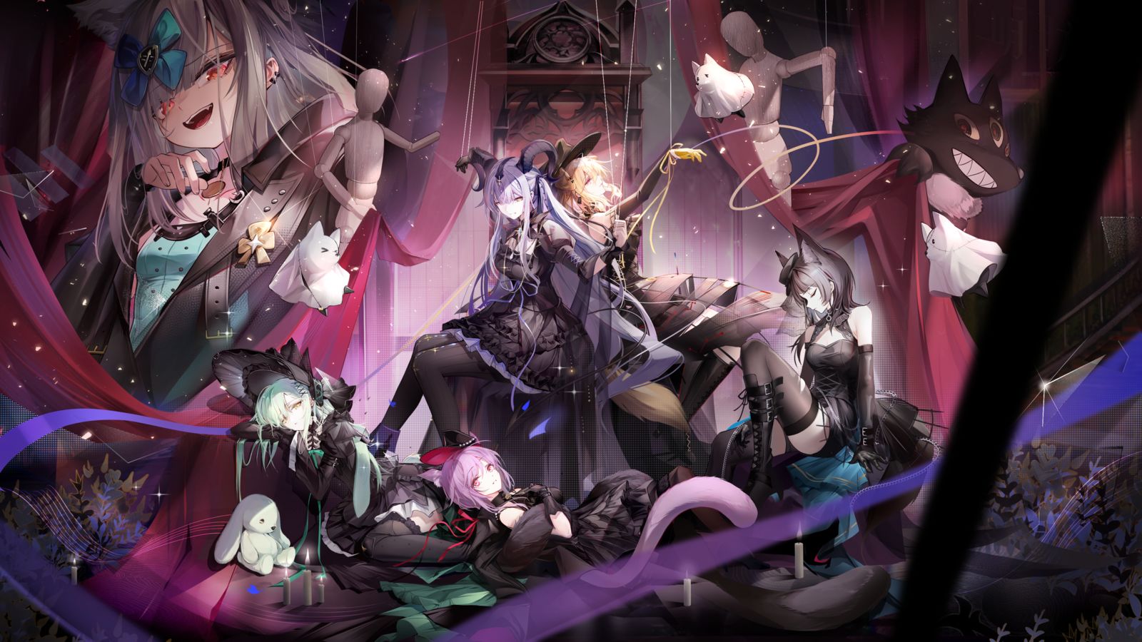 【明日方舟】Ave Mujica联动头像同人高清图