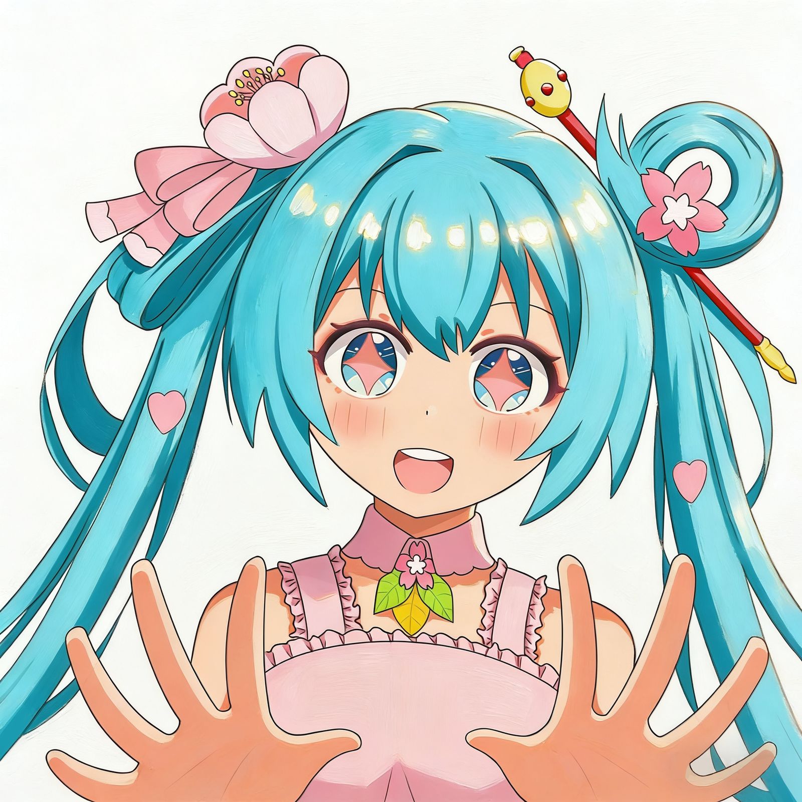 花花初音头像同人高清图