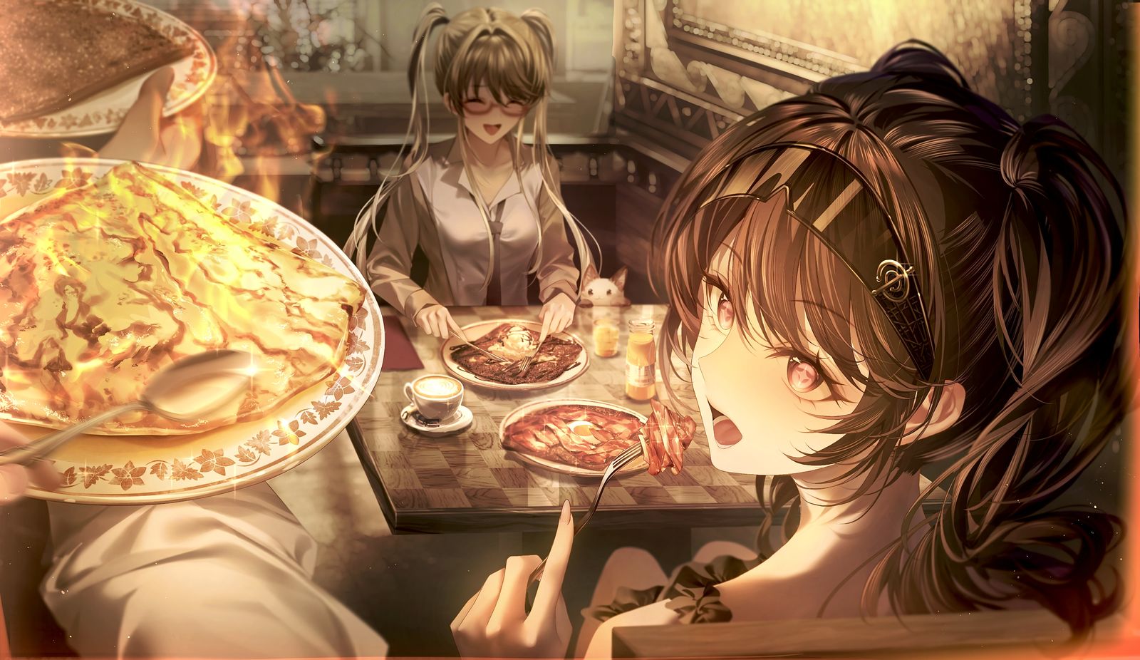 Crêpe插画图片壁纸