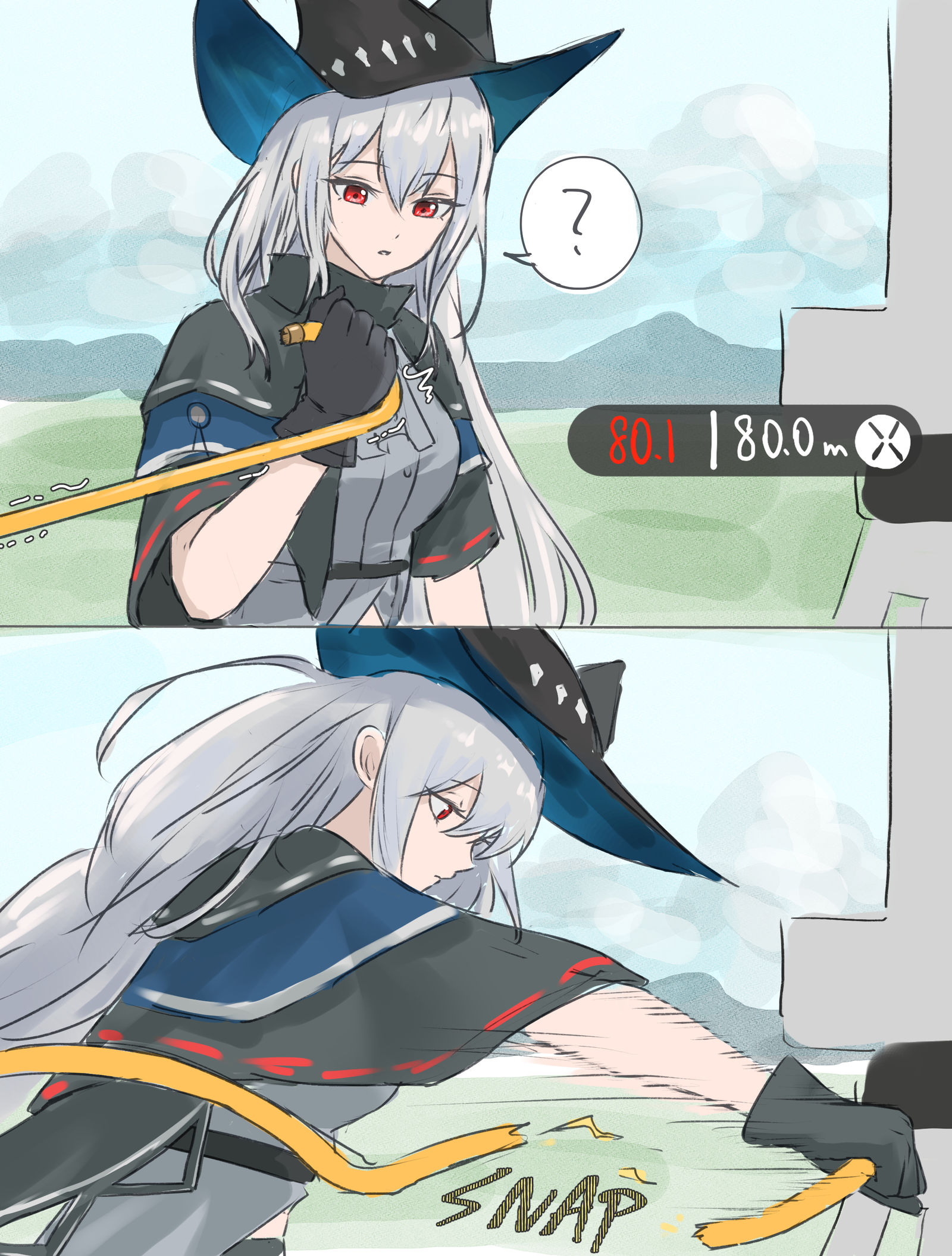 斯卡蒂，你退步了头像同人高清图